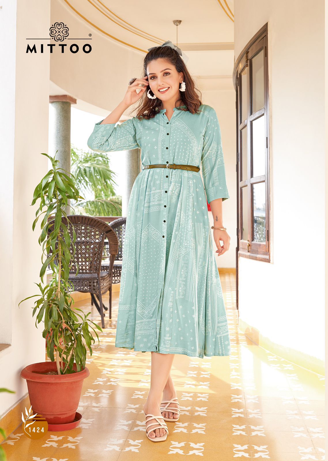 Mittoo Belt Vol 17 Rayon Printed Fancy Kurti Collection
