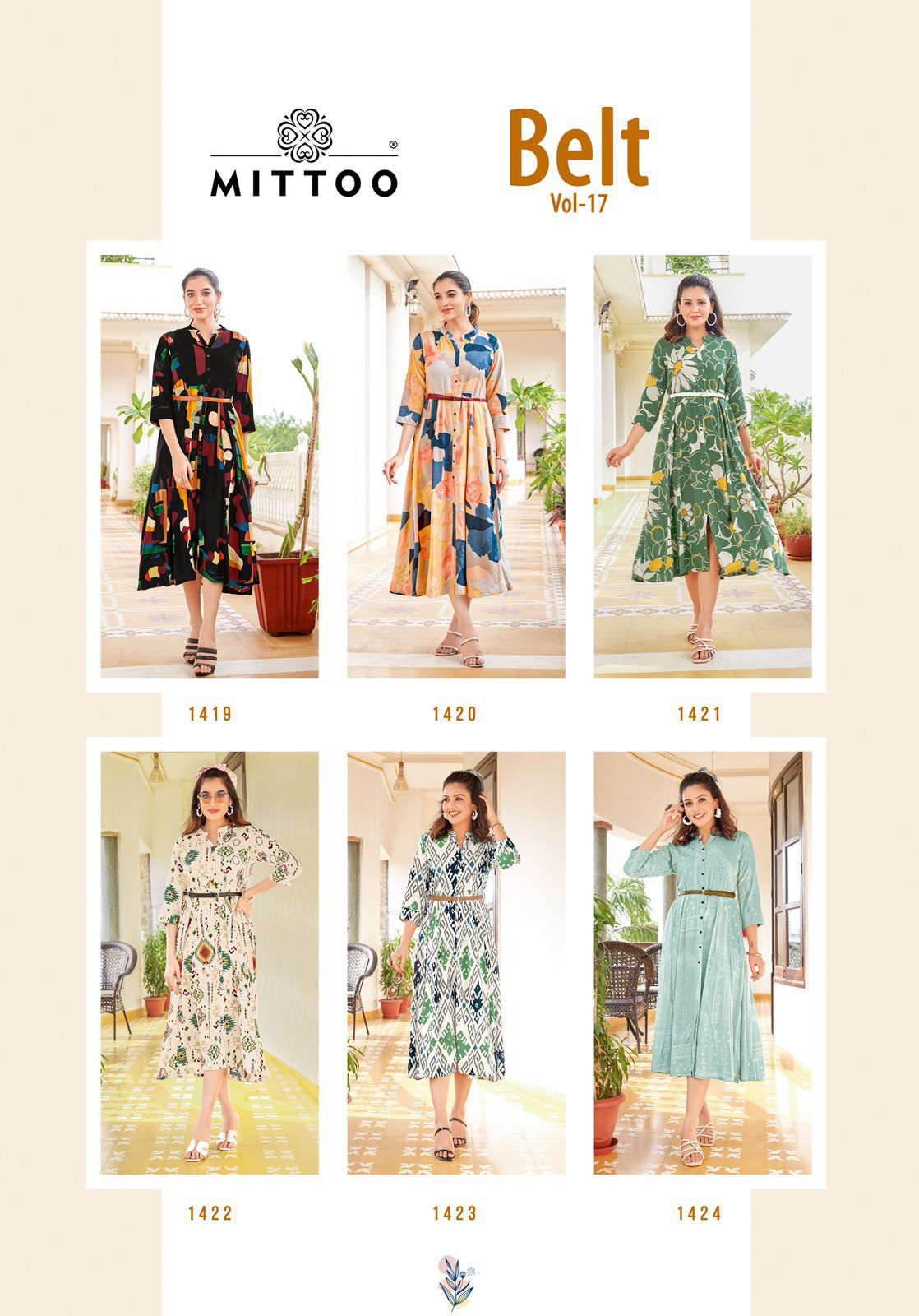 Mittoo Belt Vol 17 Rayon Printed Fancy Kurti Collection