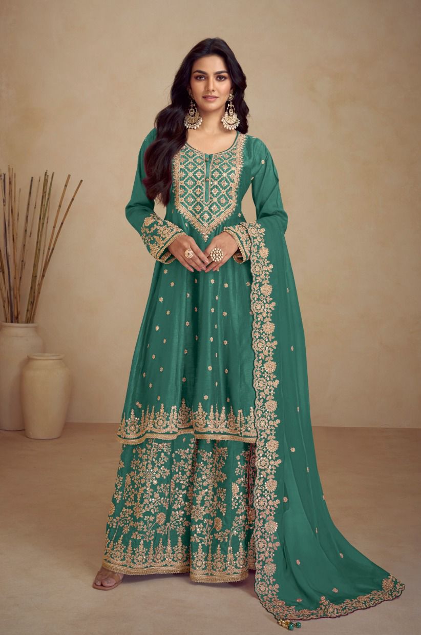 Gulkayra Rihaana Designer Chinon Designer Salwar Kameez Collection