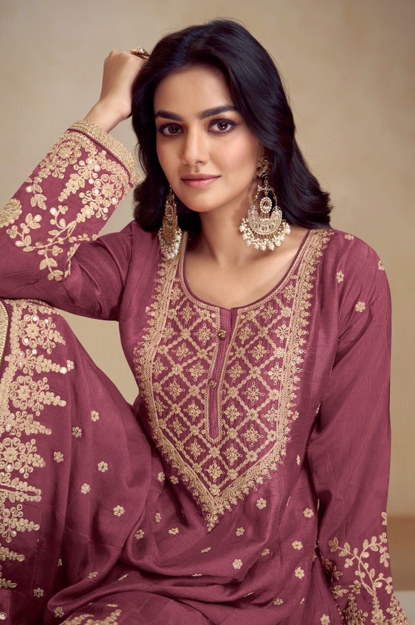 Gulkayra Rihaana Designer Chinon Designer Salwar Kameez Collection