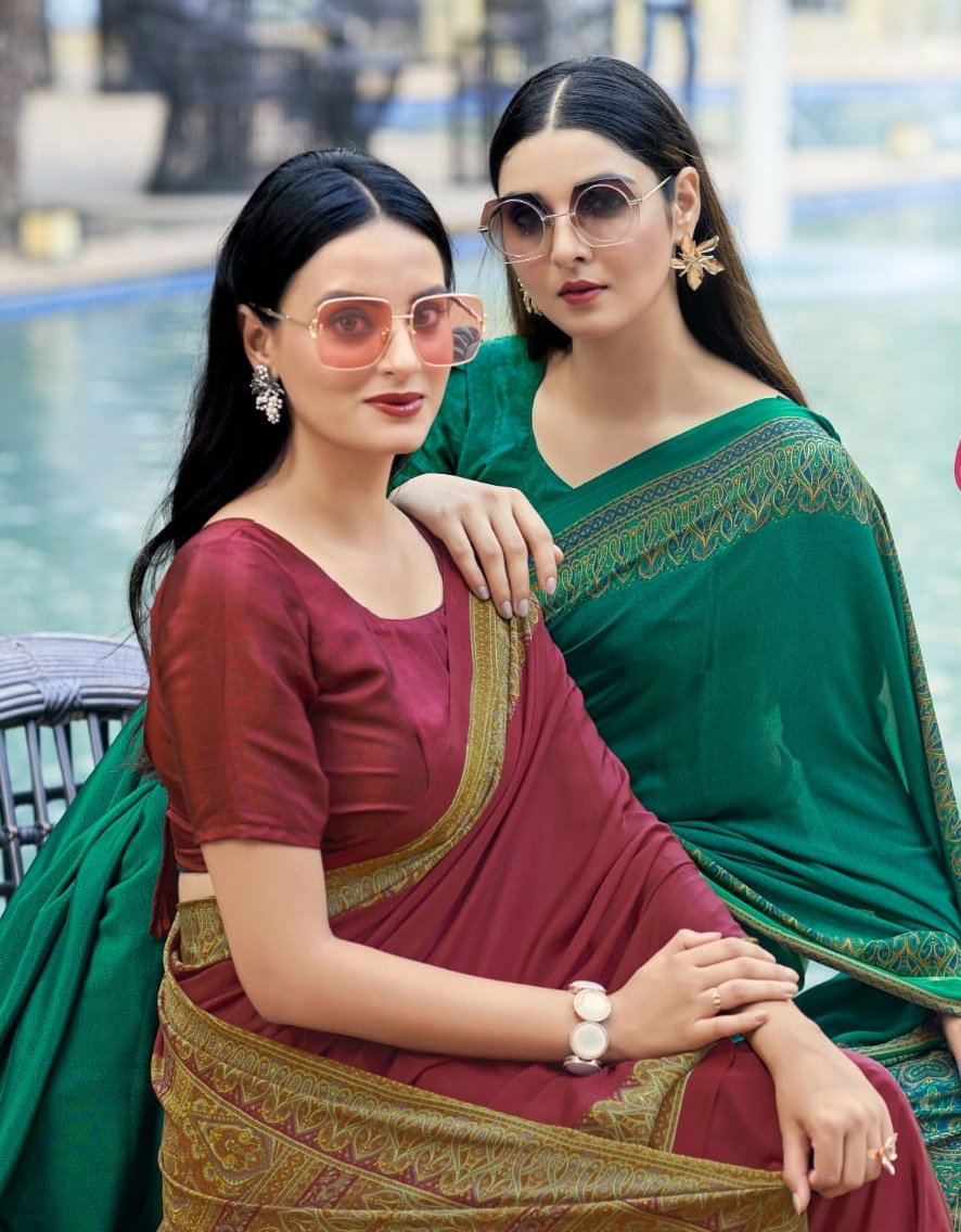 Ruchi Vivanta Silk Vol 27 Crepe Silk Saree Collection