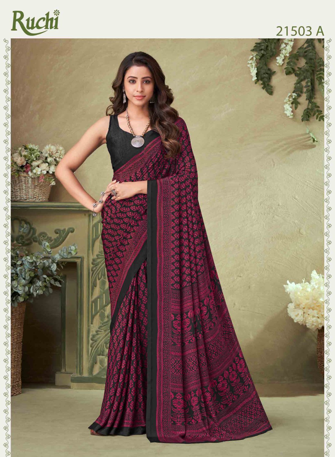 Ruchi Vivanta Silk Vol 16 Crepe Silk Saree Collection