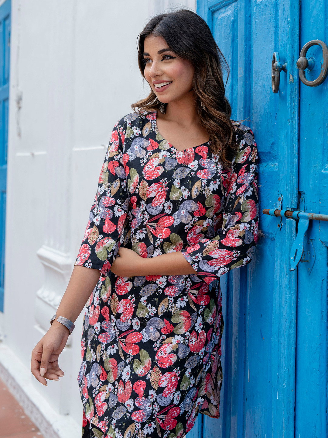 Heavy Ploy Rayon Printed Co Ord Set 001