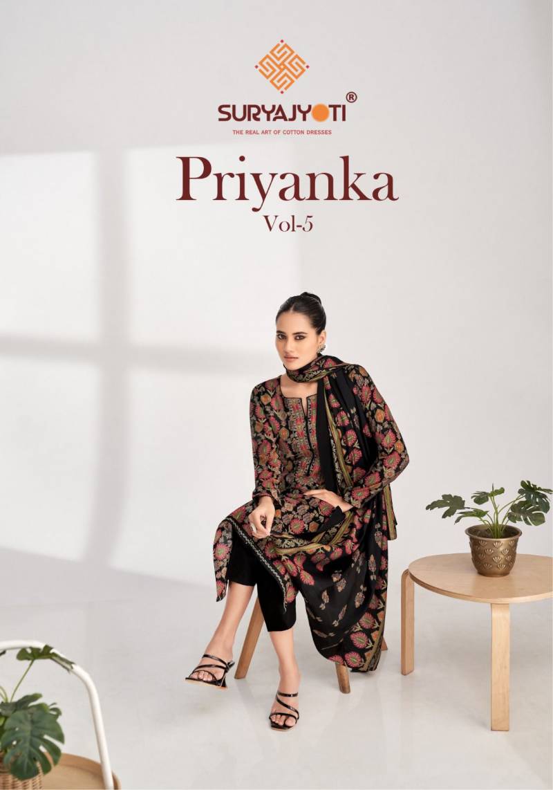Suryajyoti Priyanka Vol 5 Modal Printed Dress Material Collection
