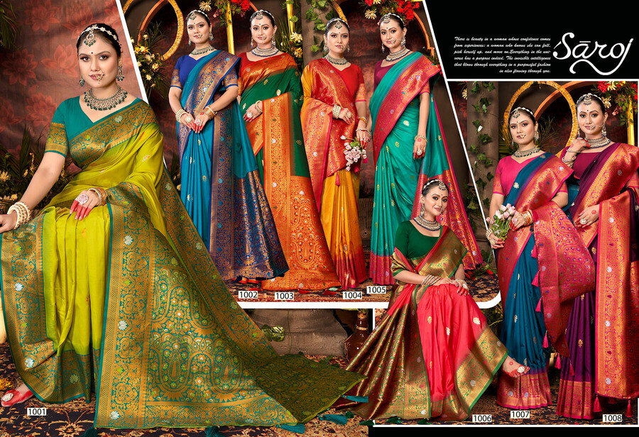 Saroj Masoom Silk Vol 3 Designer Silk Saree Collection