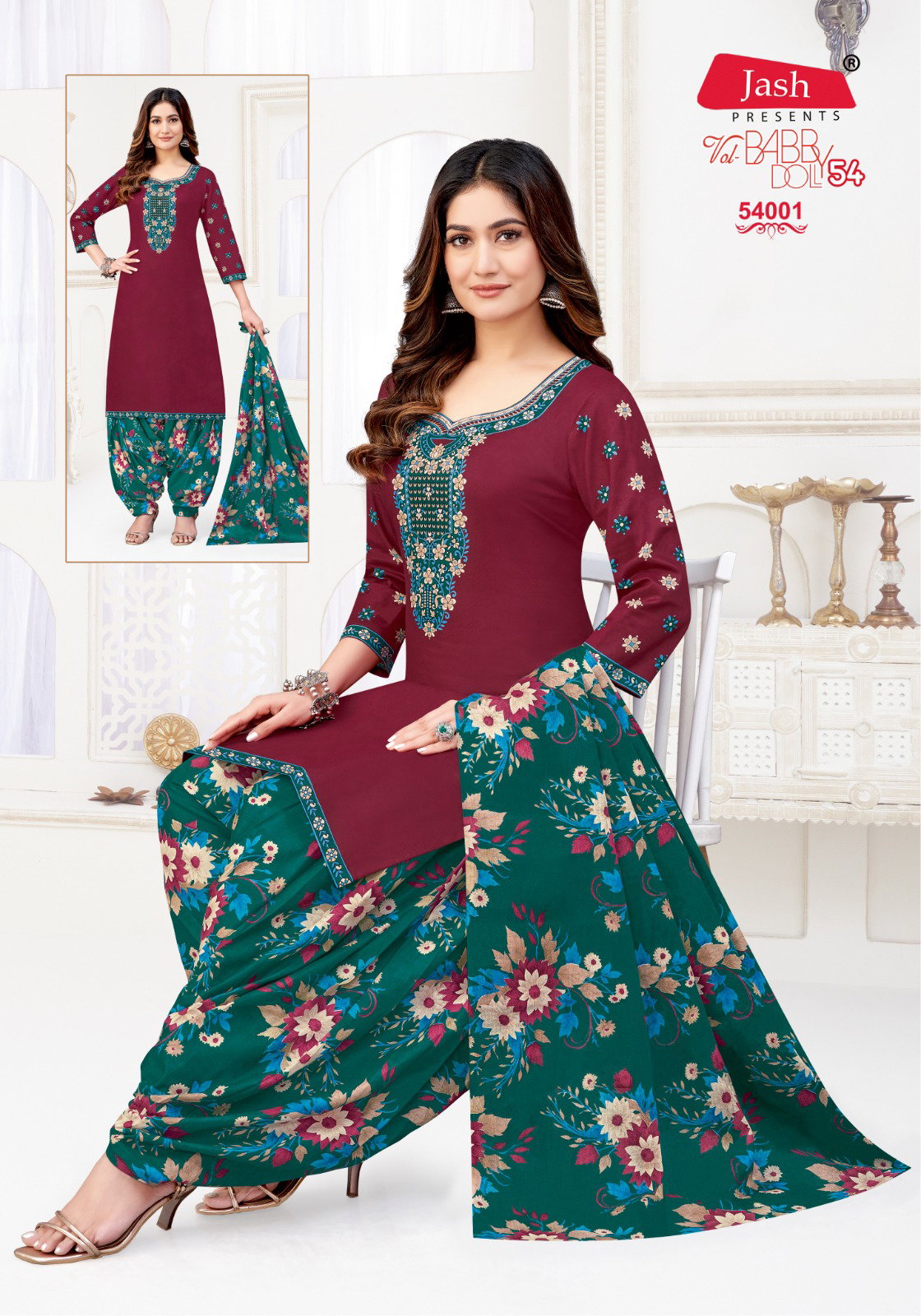 Jash Baby Doll Vol 54 Daily Wear Cotton Dress Material Collection