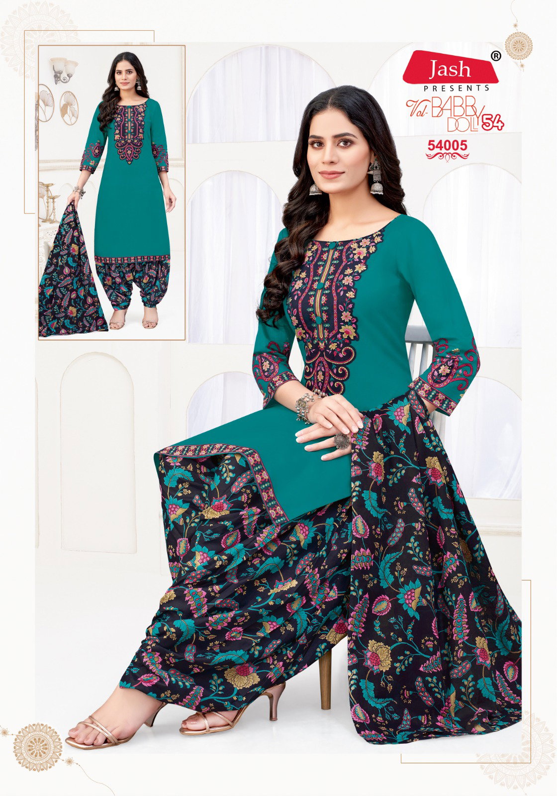 Jash Baby Doll Vol 54 Daily Wear Cotton Dress Material Collection