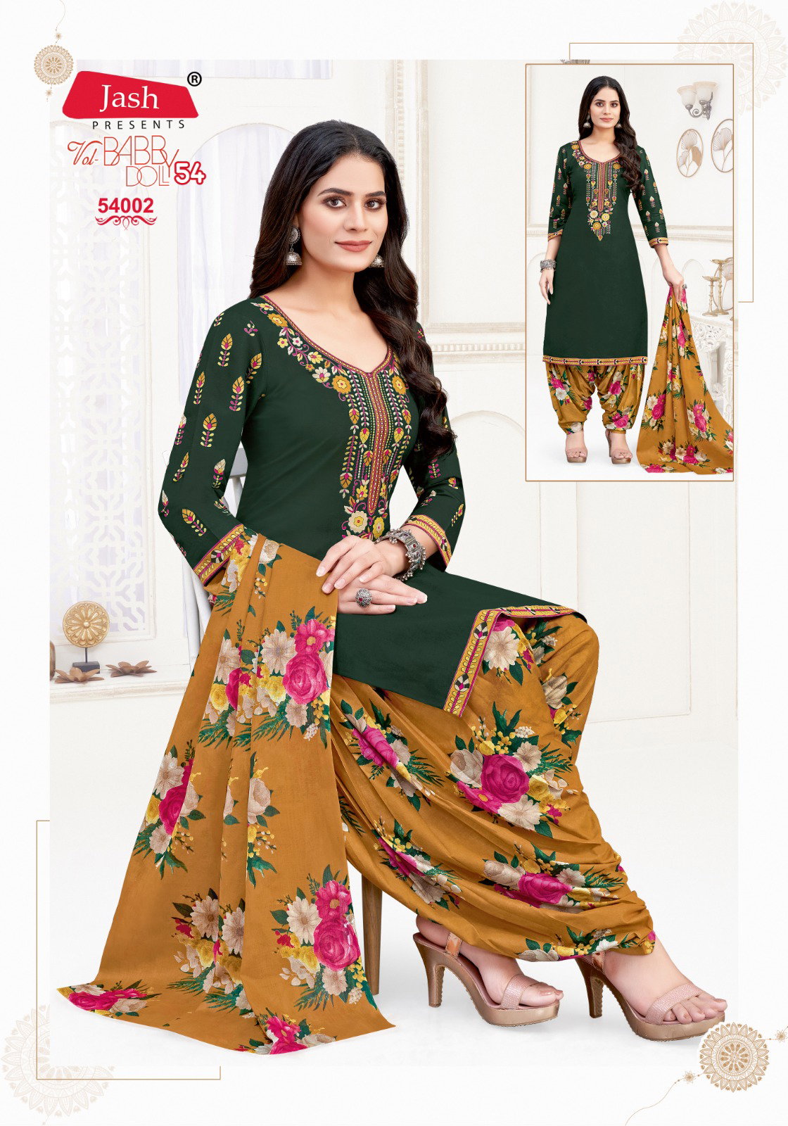 Jash Baby Doll Vol 54 Daily Wear Cotton Dress Material Collection