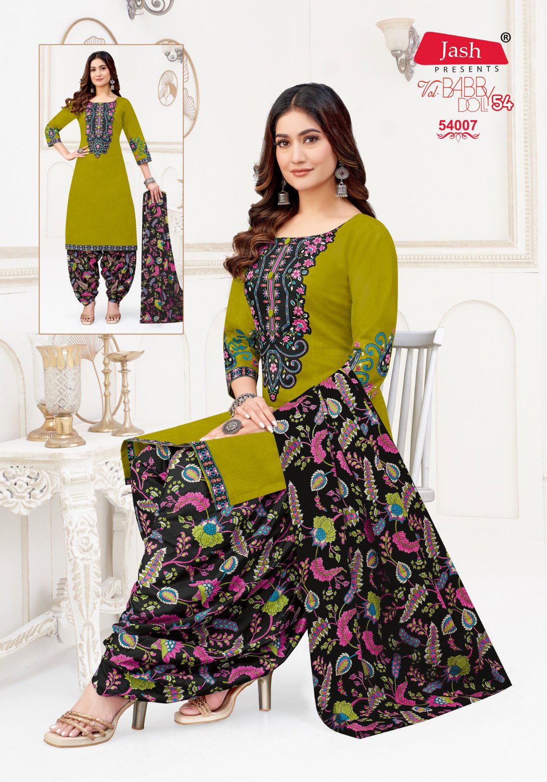 Jash Baby Doll Vol 54 Daily Wear Cotton Dress Material Collection
