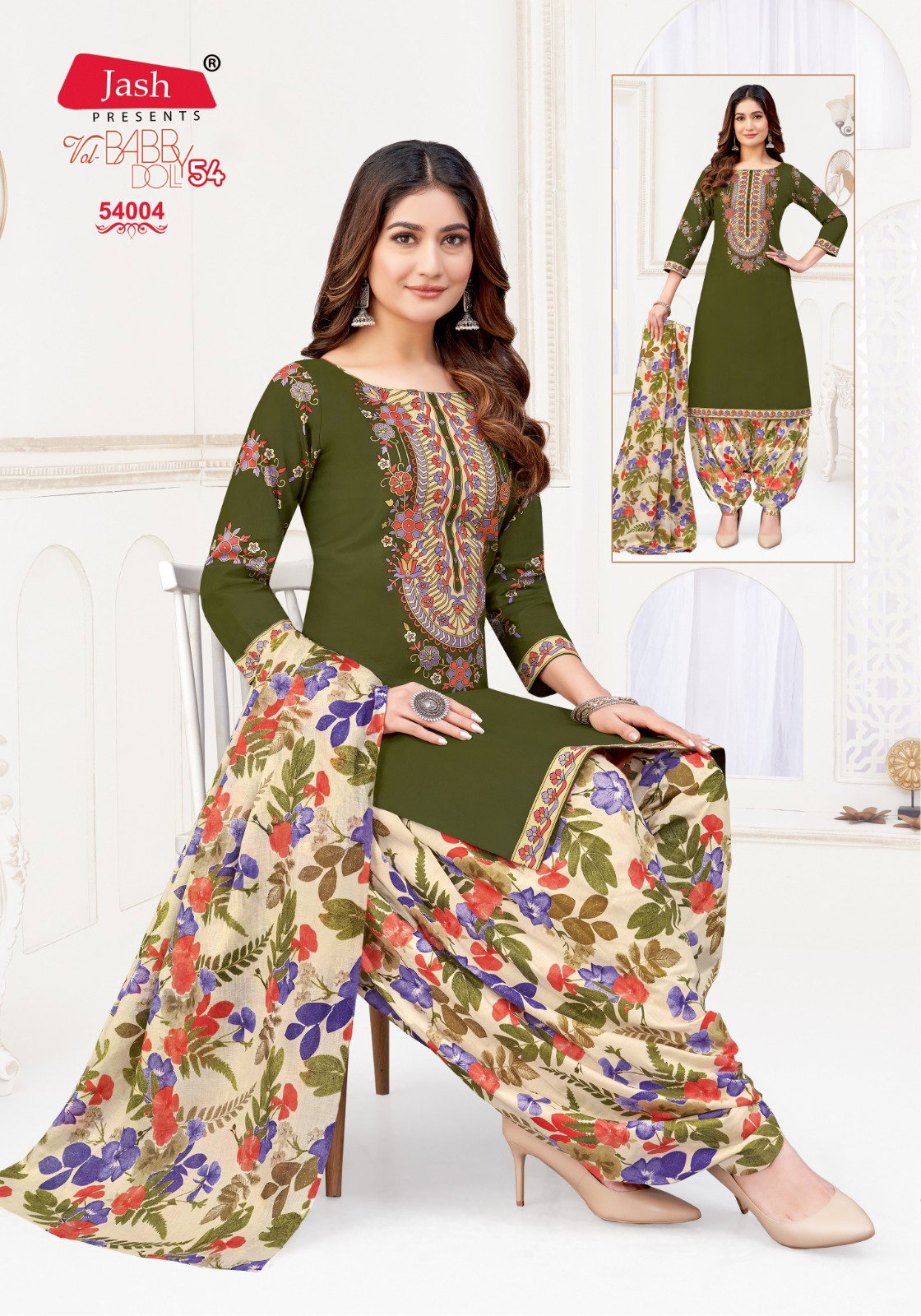 Jash Baby Doll Vol 54 Daily Wear Cotton Dress Material Collection