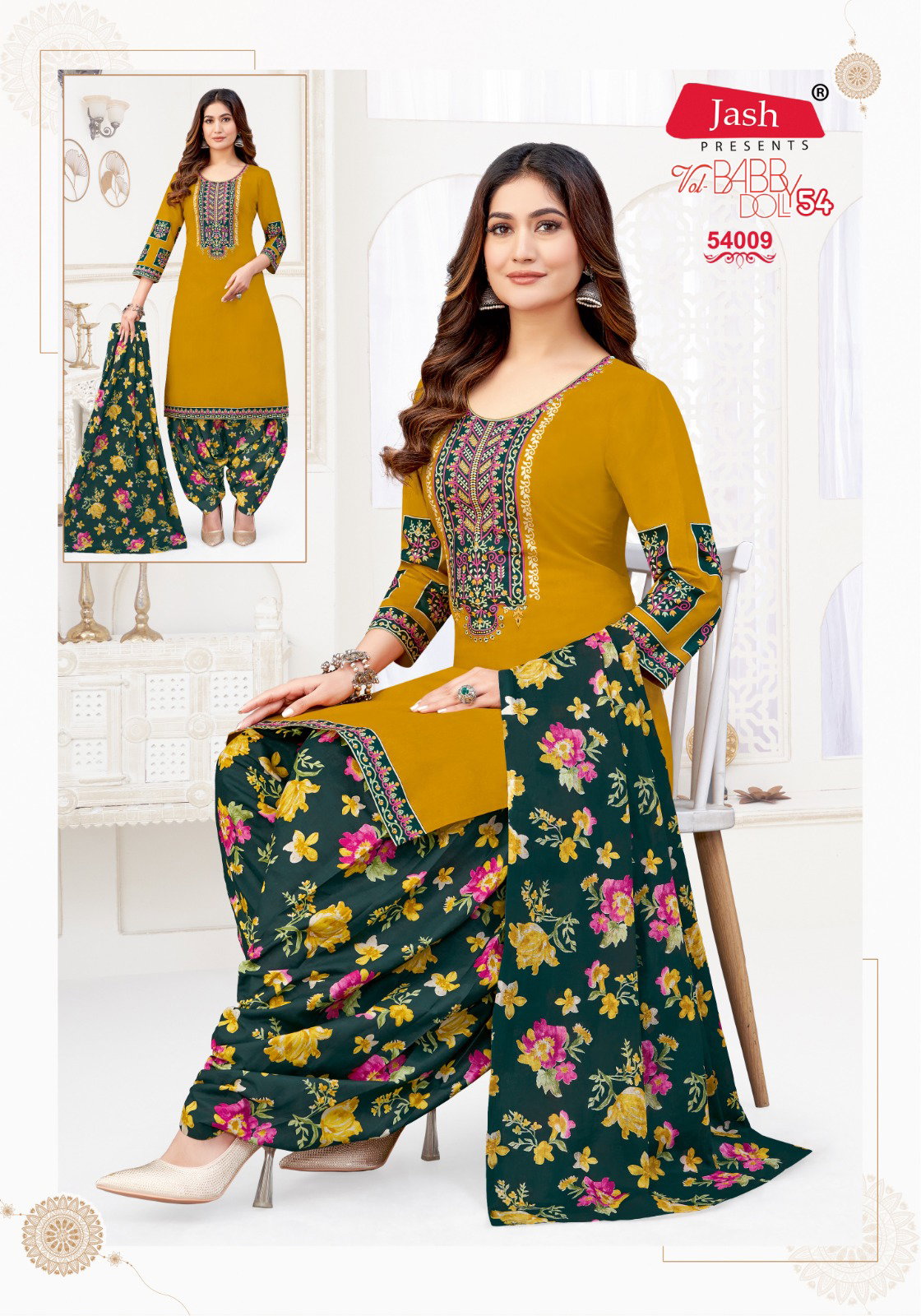 Jash Baby Doll Vol 54 Daily Wear Cotton Dress Material Collection