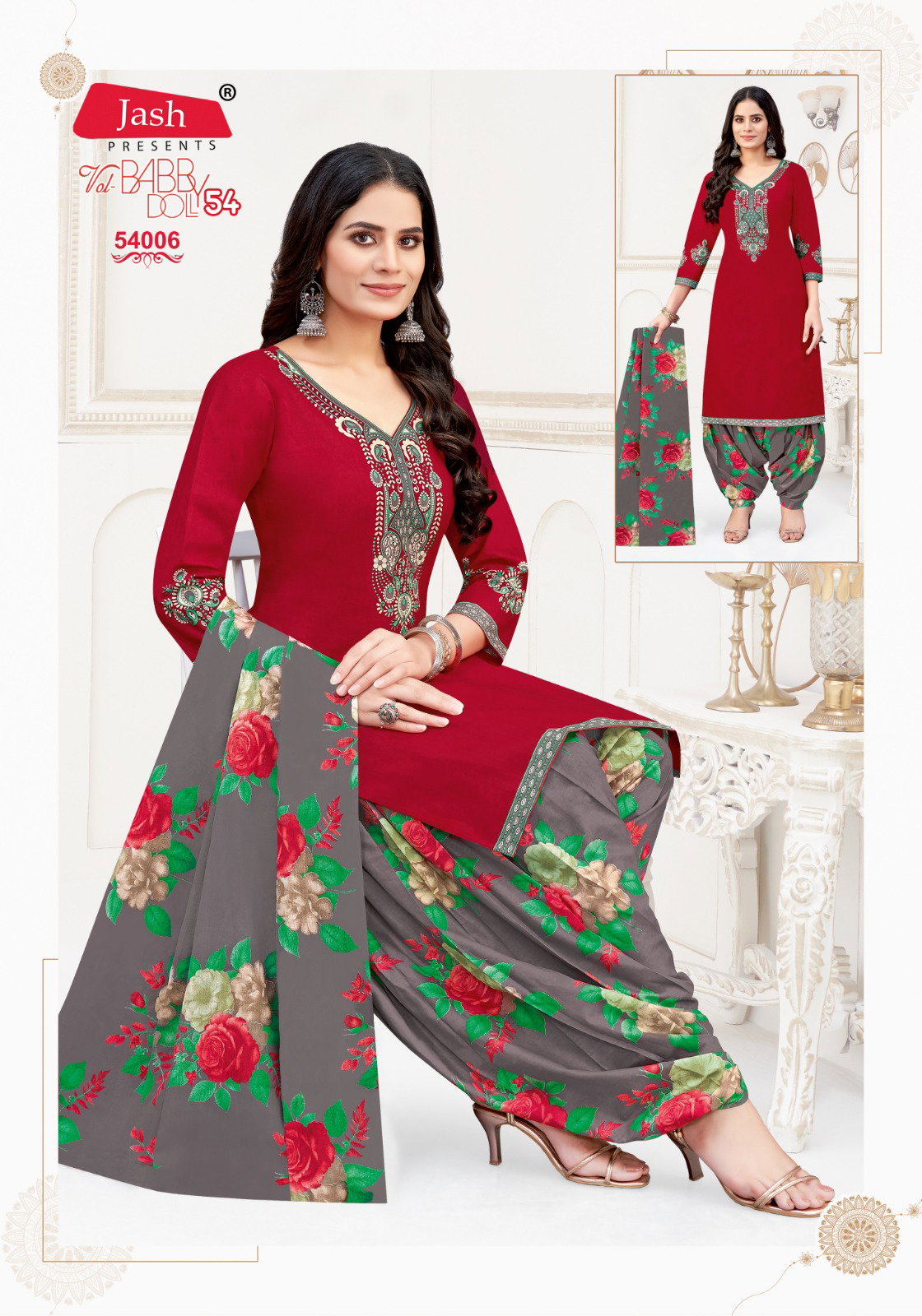 Jash Baby Doll Vol 54 Daily Wear Cotton Dress Material Collection