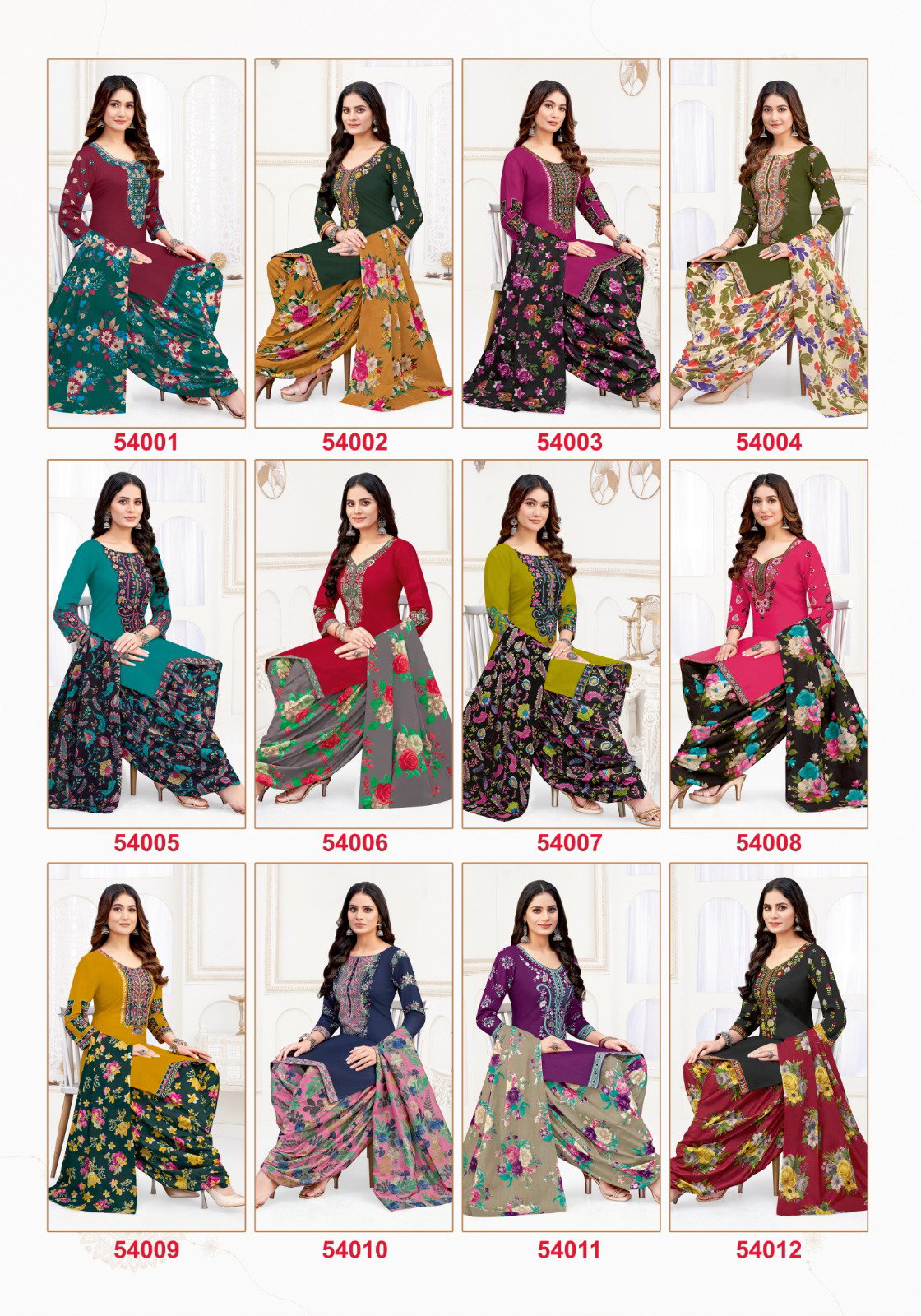 Jash Baby Doll Vol 54 Daily Wear Cotton Dress Material Collection