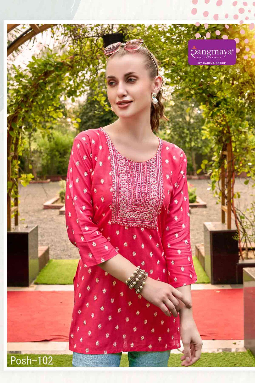 Rangmaya Posh Rayon Casual Wear Top Collection