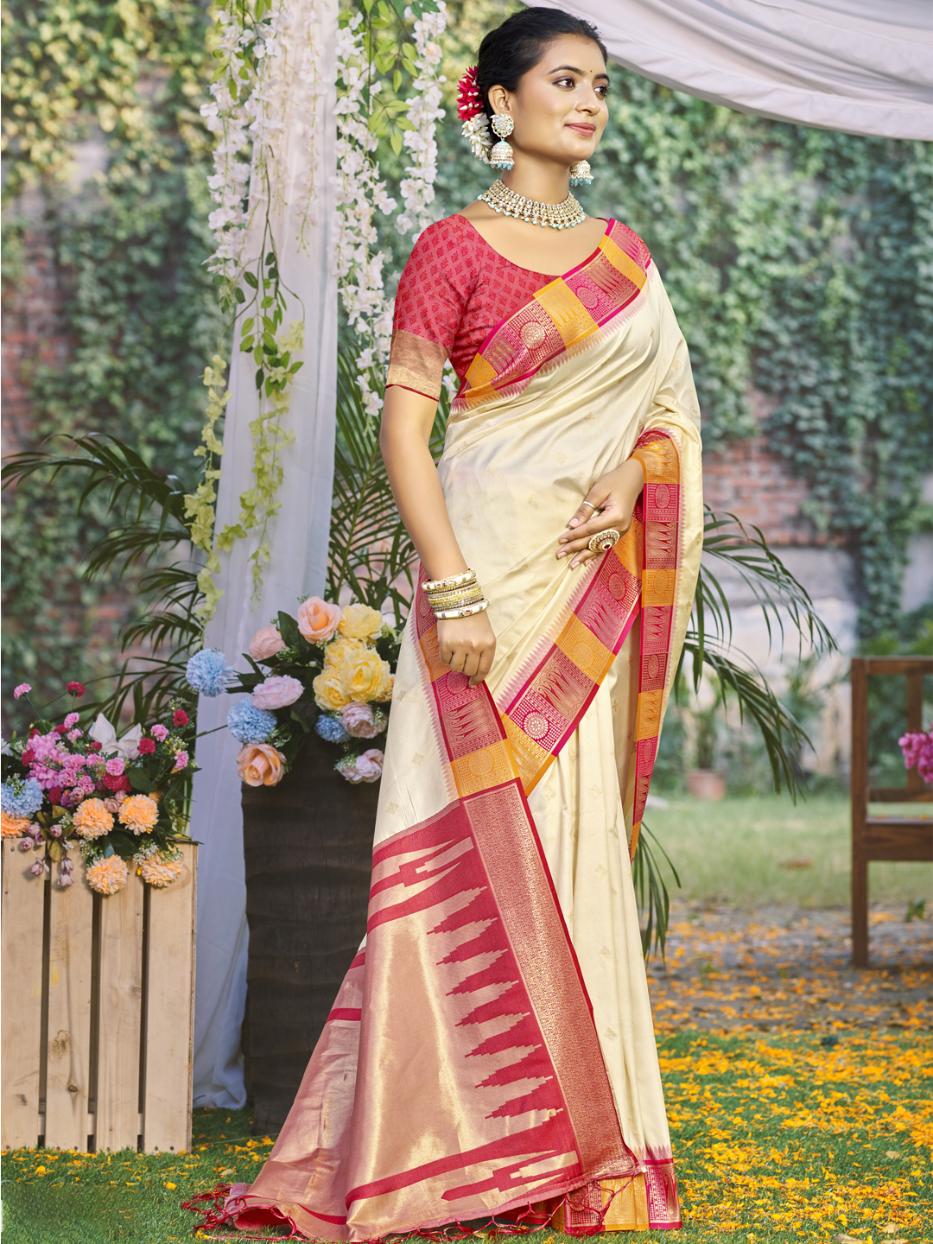 Bunawat Divya Prabha Silk Festive Wear Saree Collection