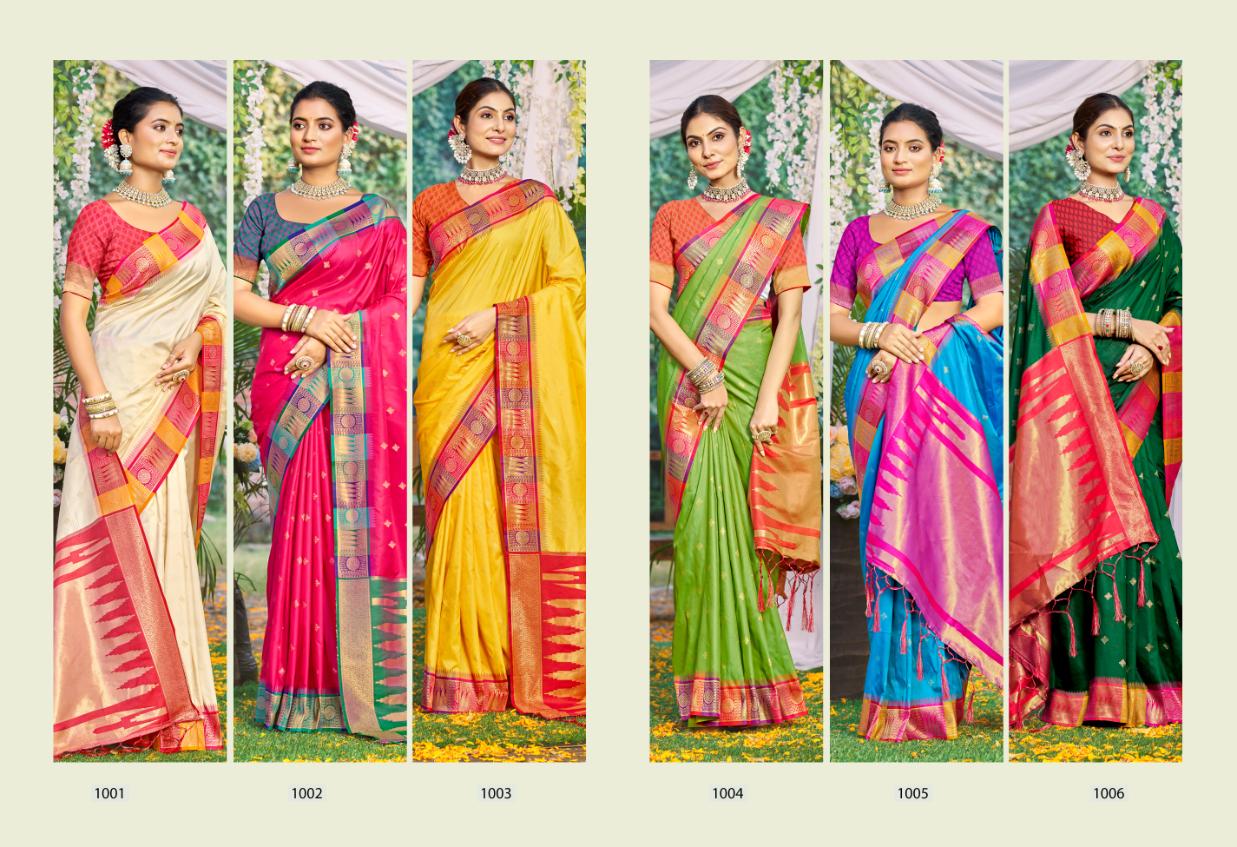 Bunawat Divya Prabha Silk Festive Wear Saree Collection