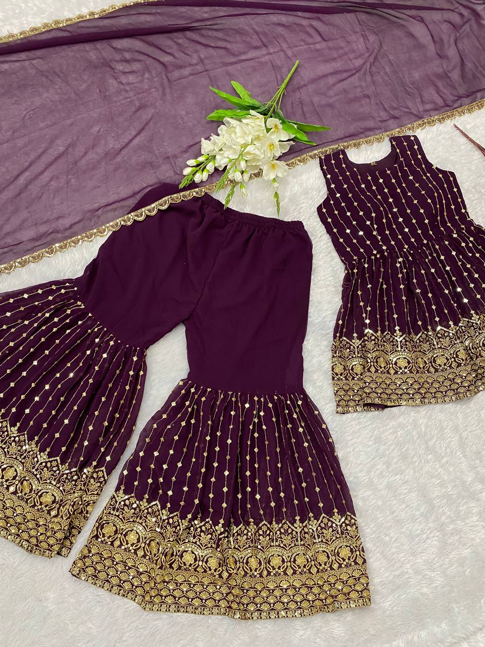 Designer DC-G52 Readymade Sharara Pair With Dupatta Wholesale Collection 