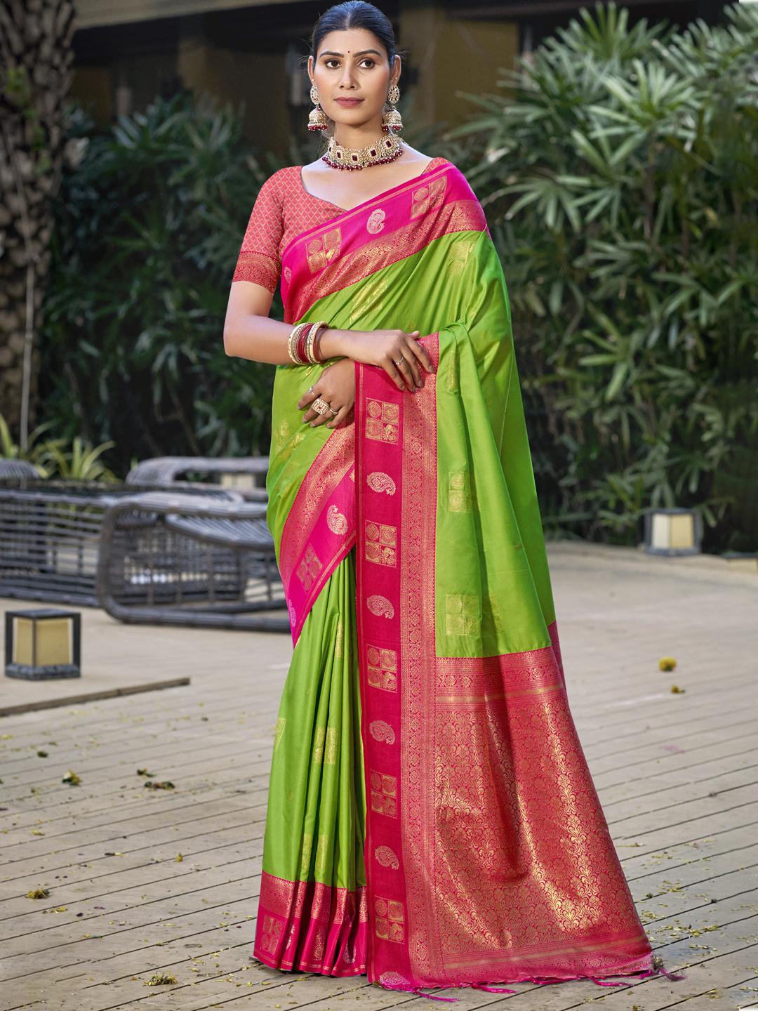 Bunawat Vijaya Silk Festival Wear Saree Collection