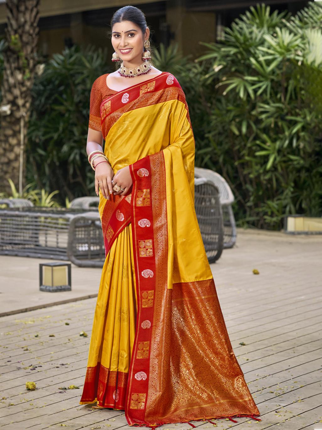 Bunawat Vijaya Silk Festival Wear Saree Collection