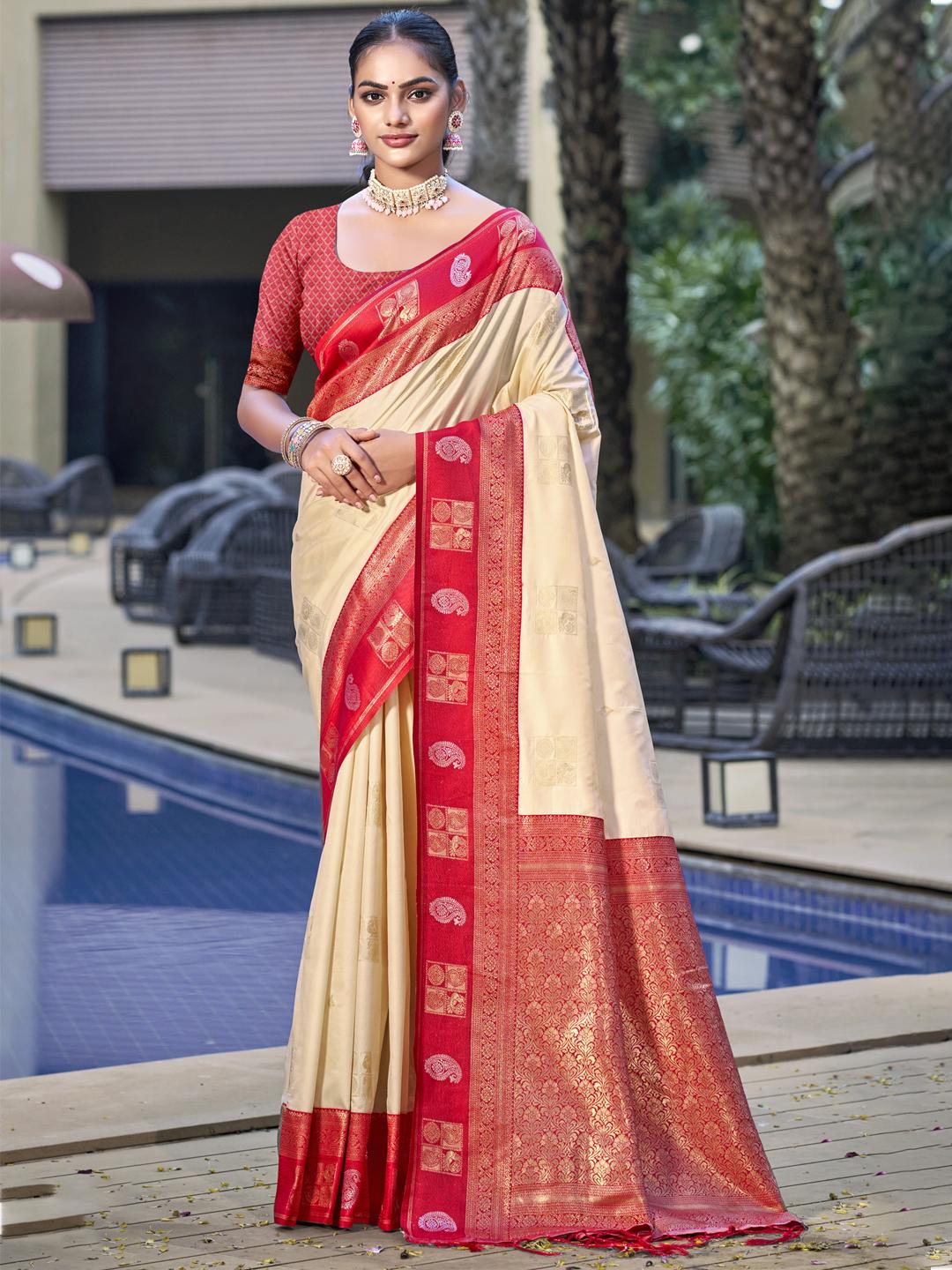 Bunawat Vijaya Silk Festival Wear Saree Collection