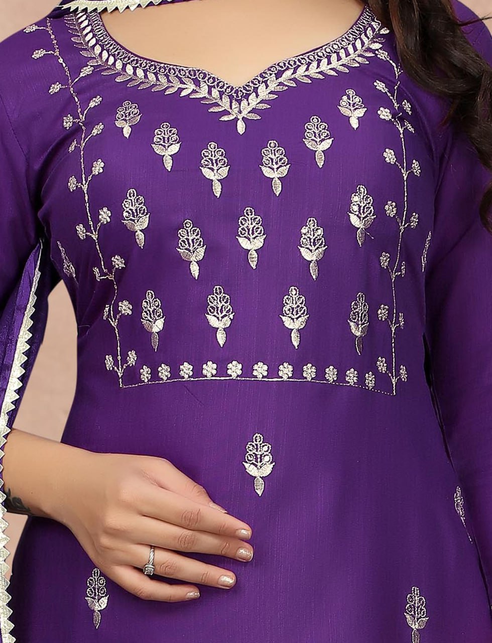 9Star Jasmine Festival Wear Kurti Pant With Dupatta Collection