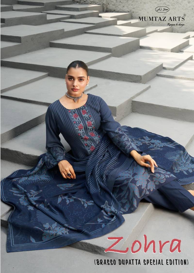 Mumtaz Zohra Viscose Pashmina Printed Dress Material