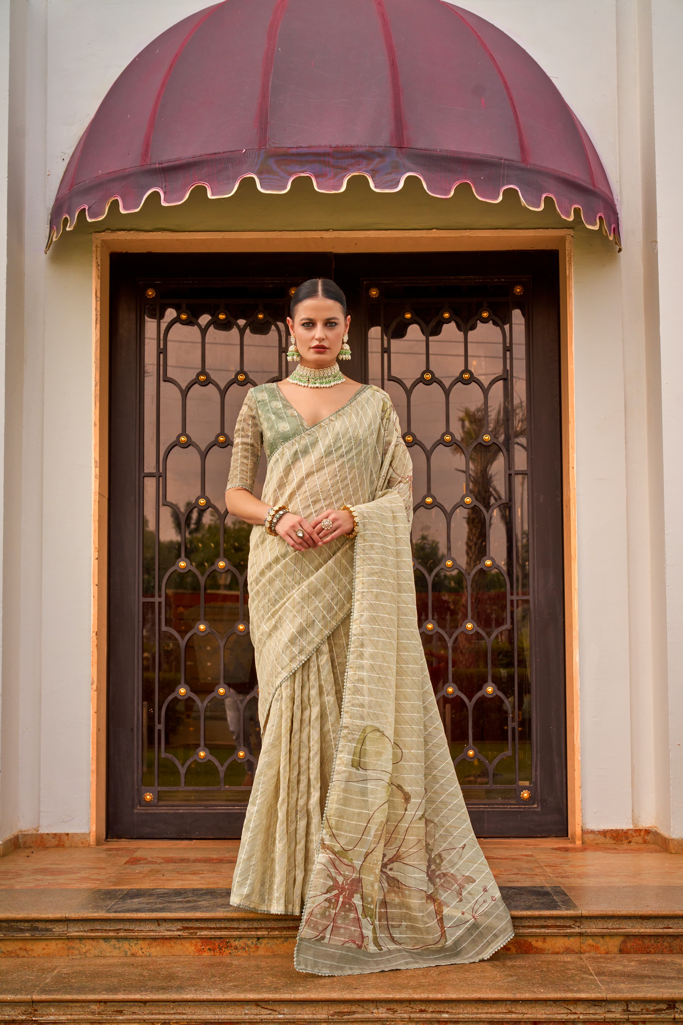 Kala Jamun Luxuria Tissue Silk Fancy Saree Collection