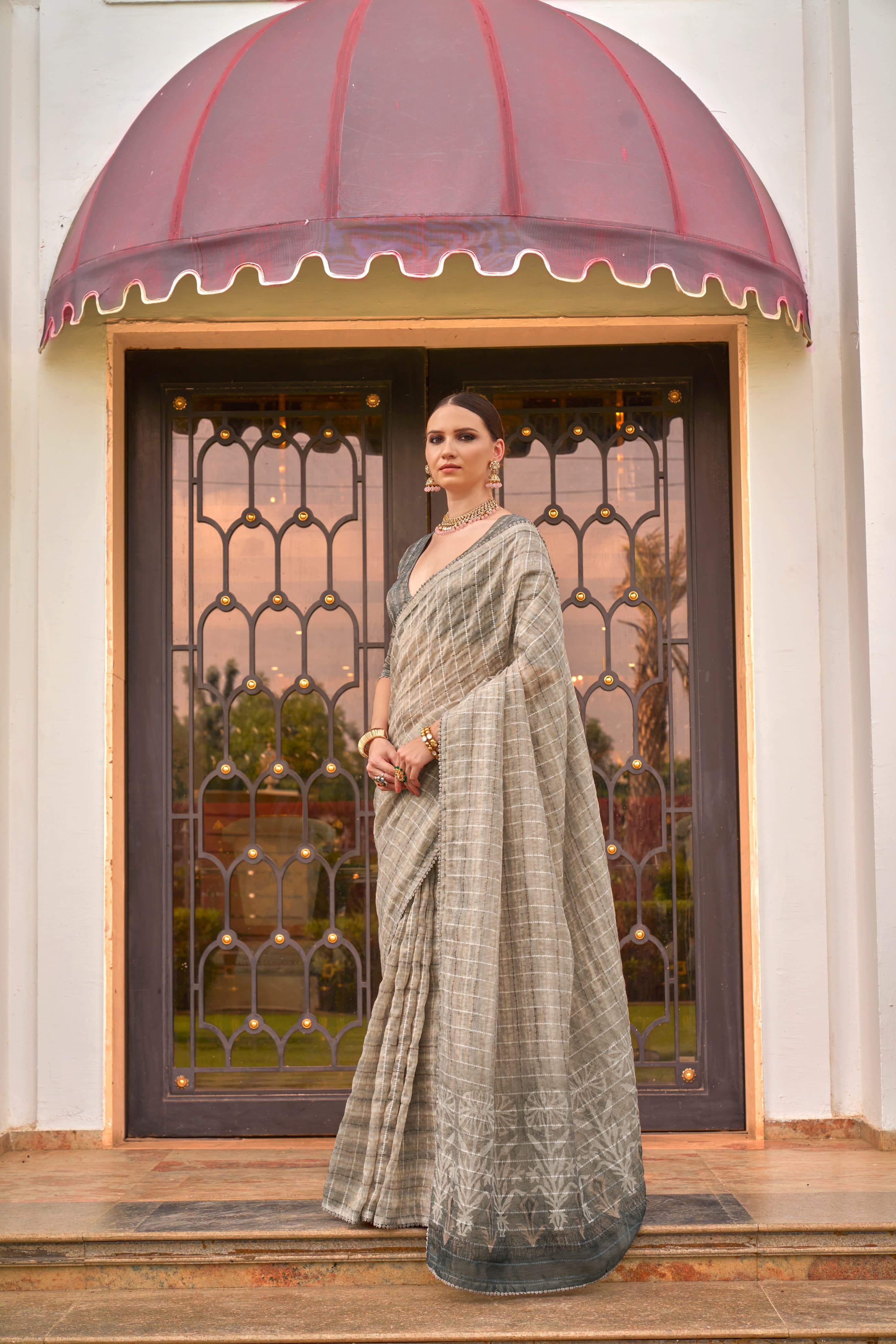 Kala Jamun Luxuria Tissue Silk Fancy Saree Collection