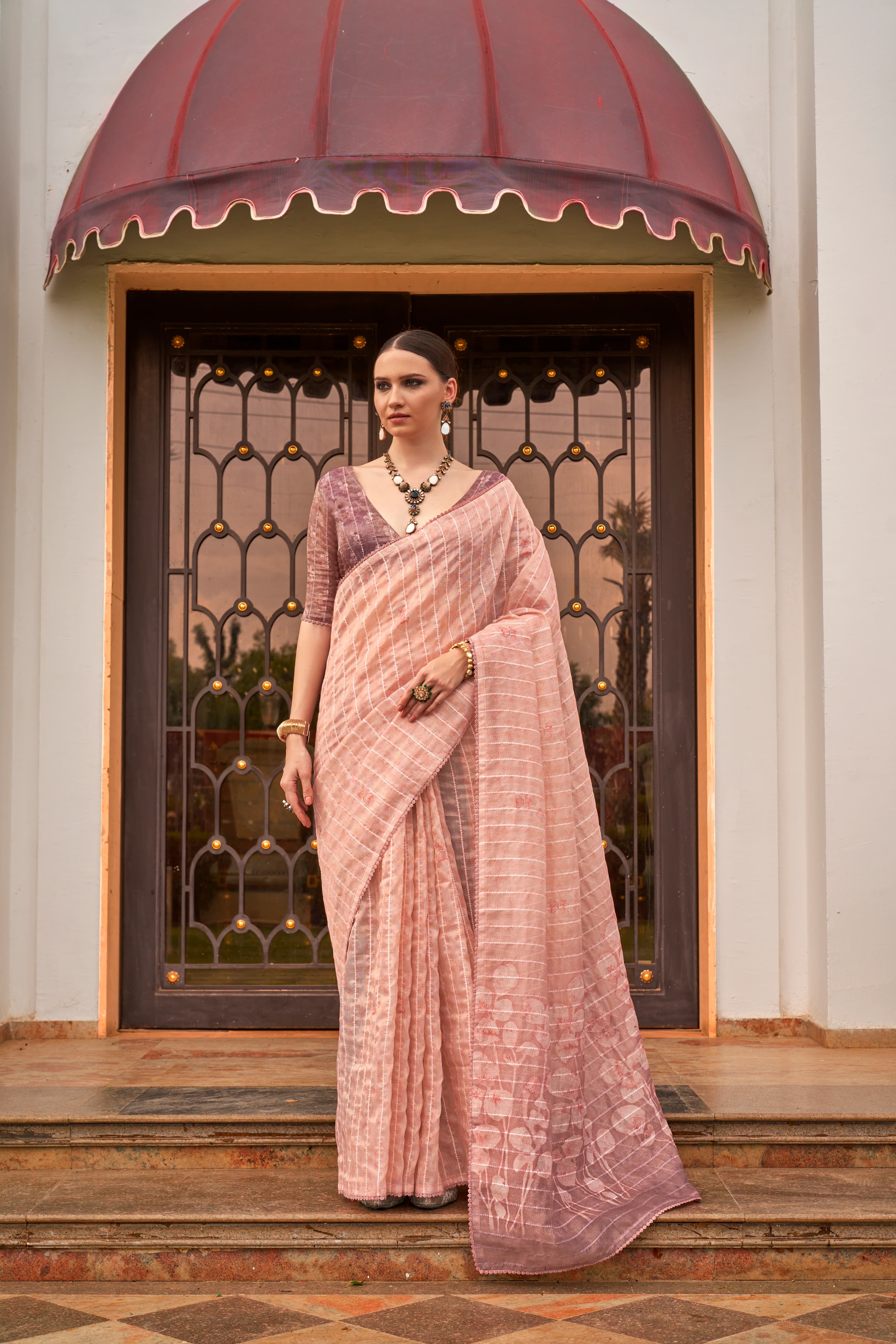 Kala Jamun Luxuria Tissue Silk Fancy Saree Collection