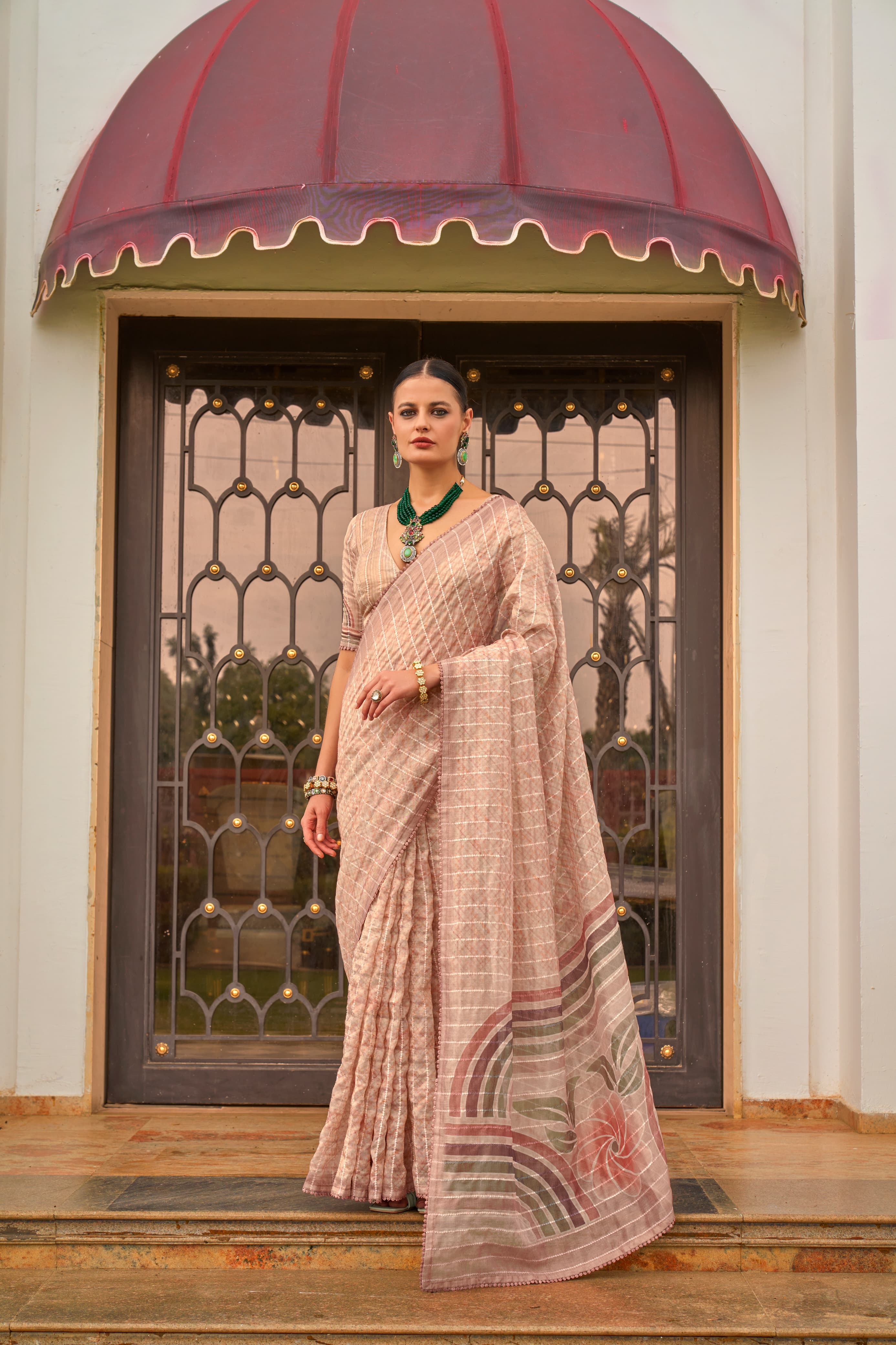 Kala Jamun Luxuria Tissue Silk Fancy Saree Collection
