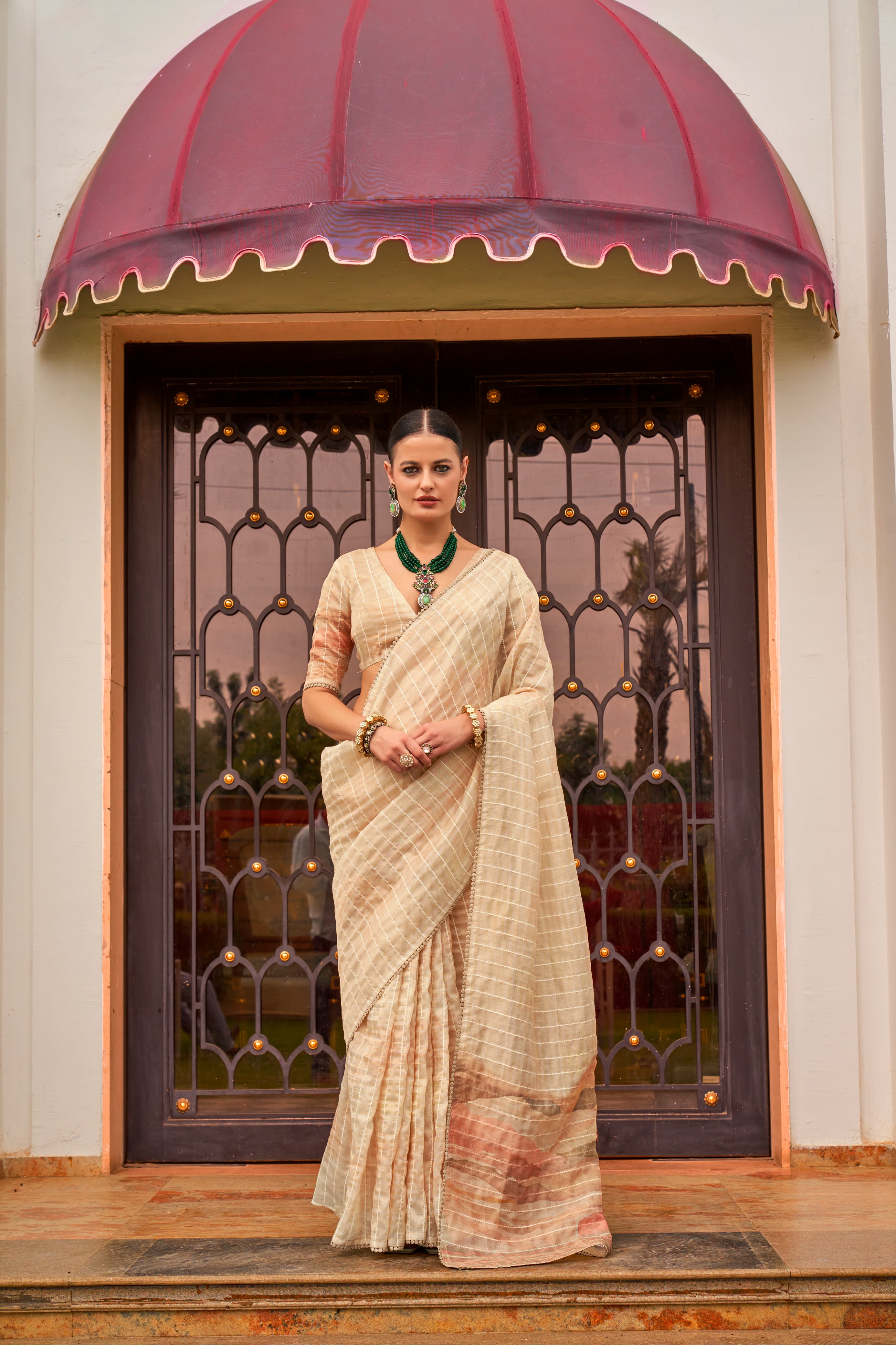 Kala Jamun Luxuria Tissue Silk Fancy Saree Collection