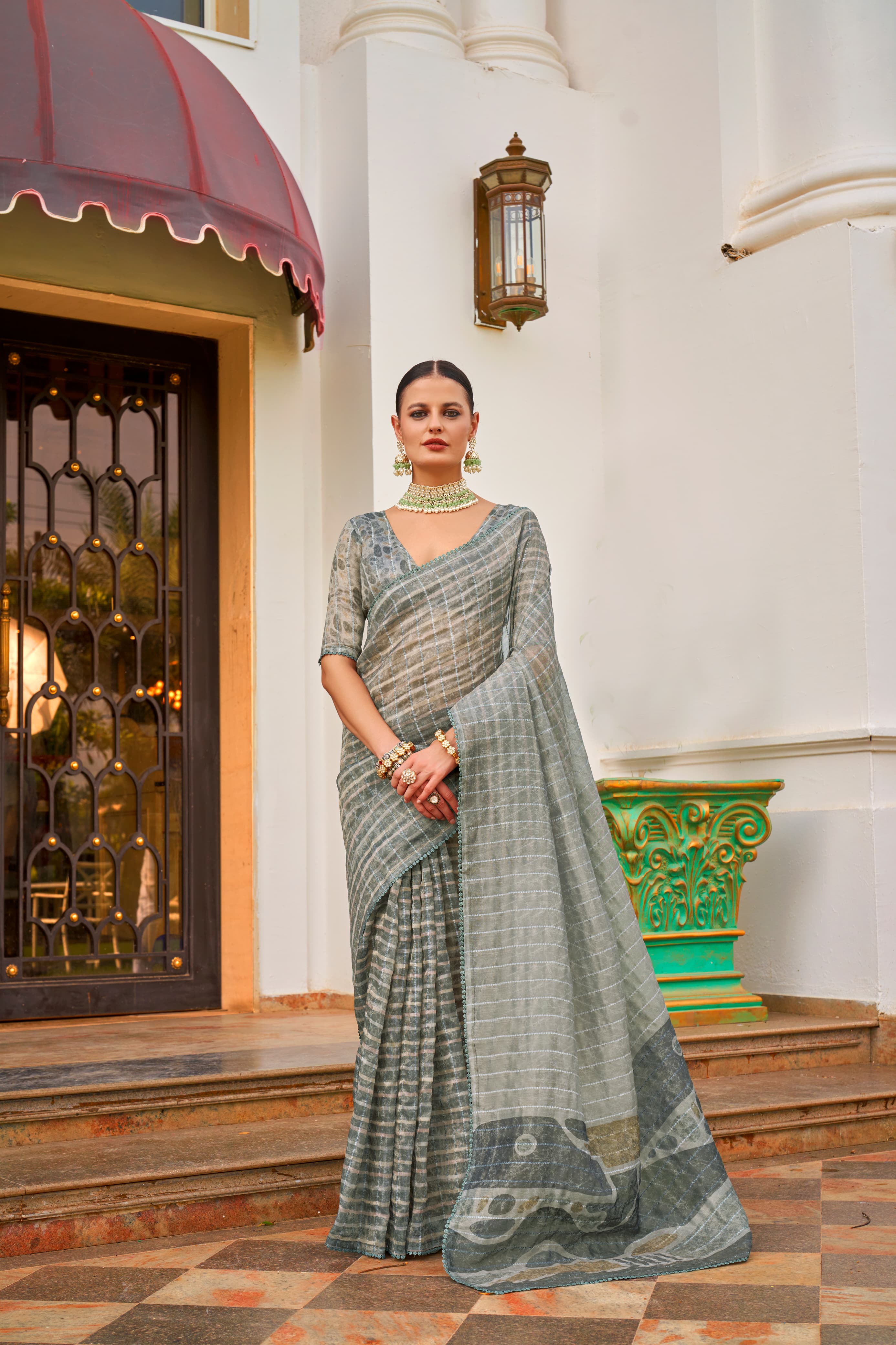 Kala Jamun Luxuria Tissue Silk Fancy Saree Collection