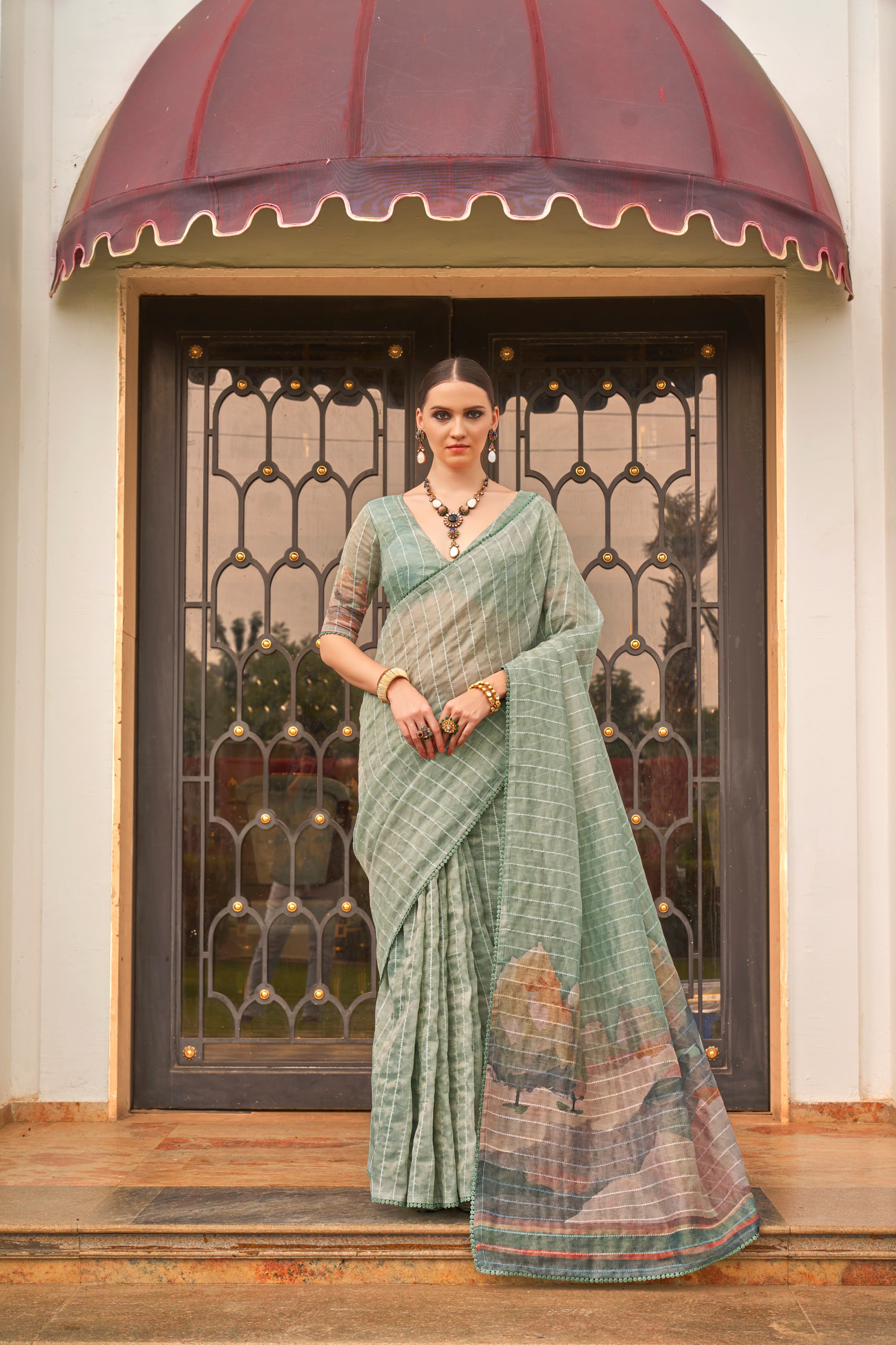 Kala Jamun Luxuria Tissue Silk Fancy Saree Collection
