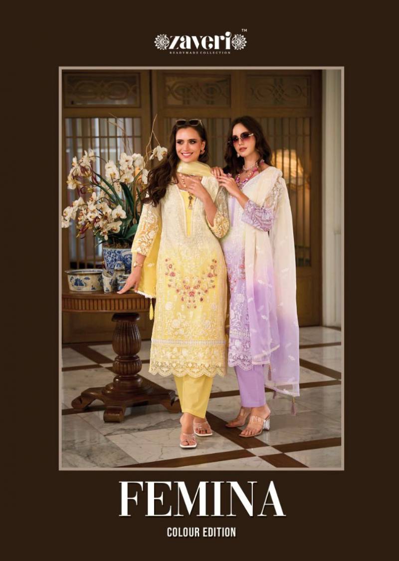 Zaveri Femina Colour Edition Ready Made Collection