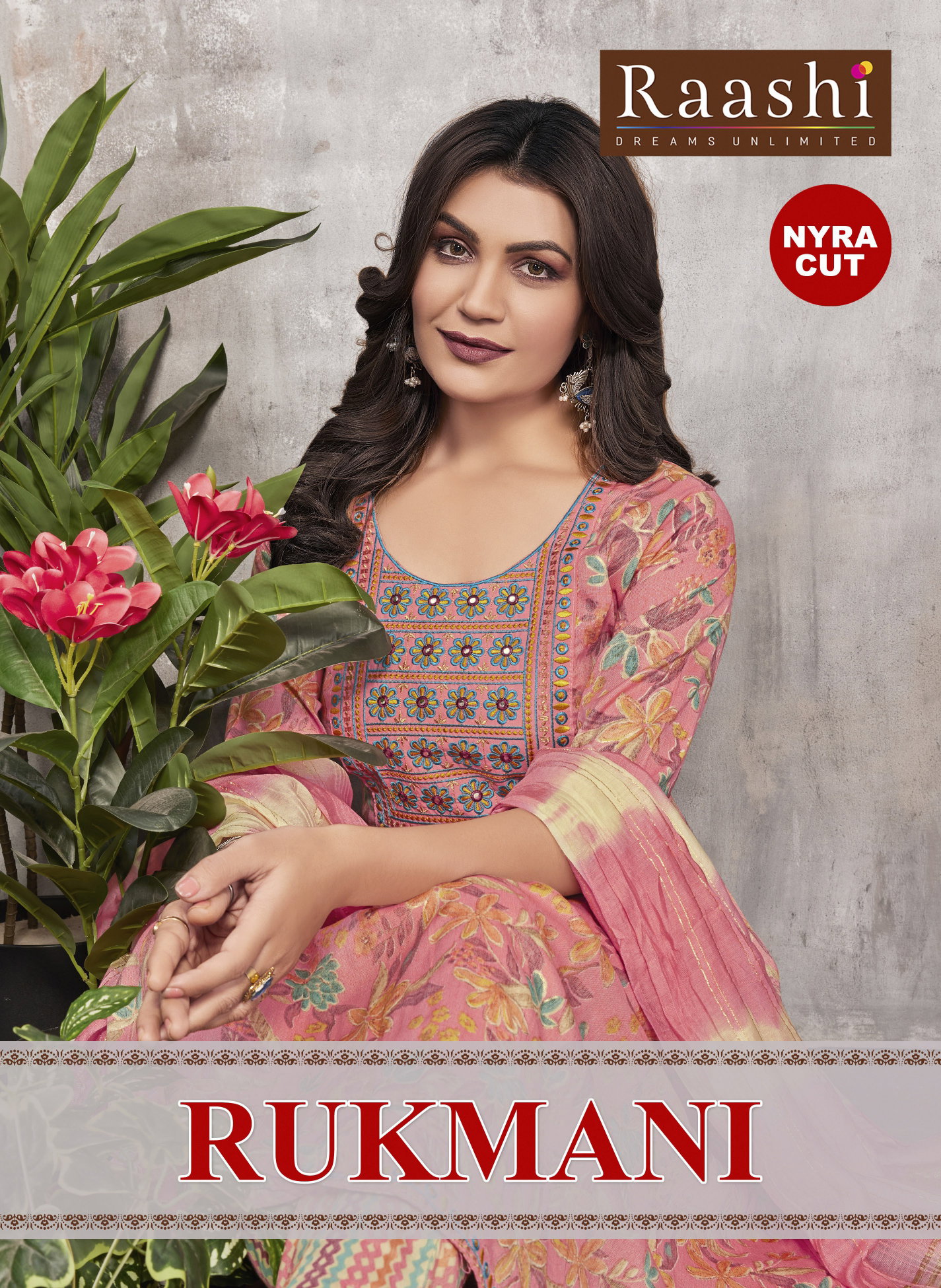 Raashi Rukmani Naira Cut Kurti Pant With Dupatta Collection