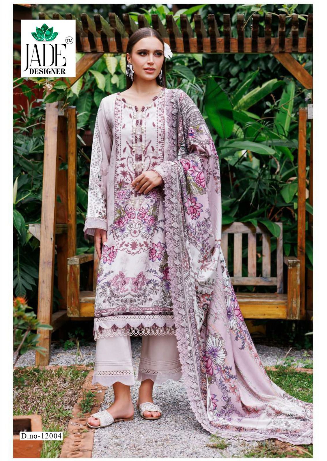 Jade Crimsons Vol 12 Exclusive Heavy Lawn Dress Material Collection