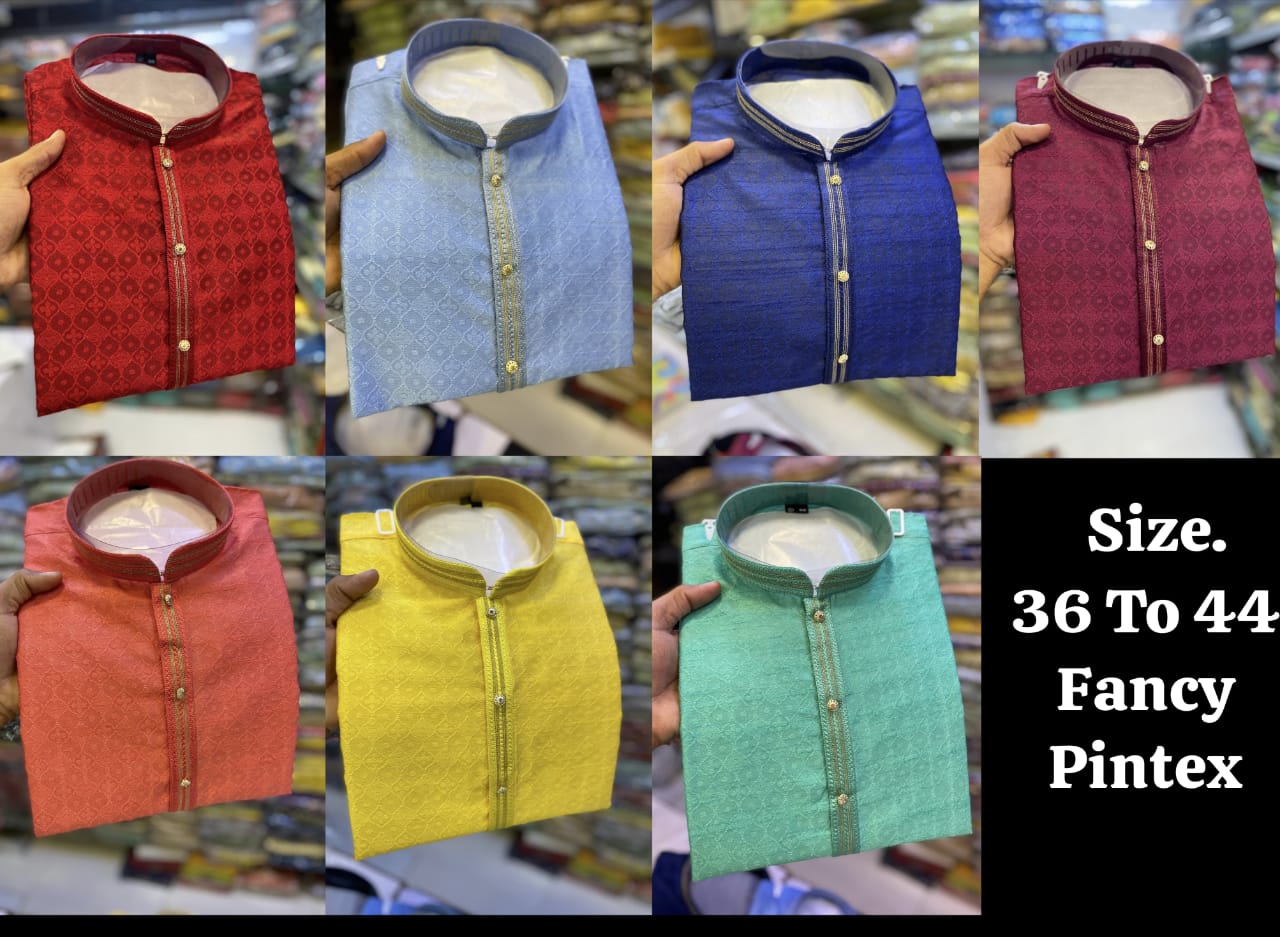 Pintex Jacquard Vol 2 Mens Kurta With Pyjama Collection
