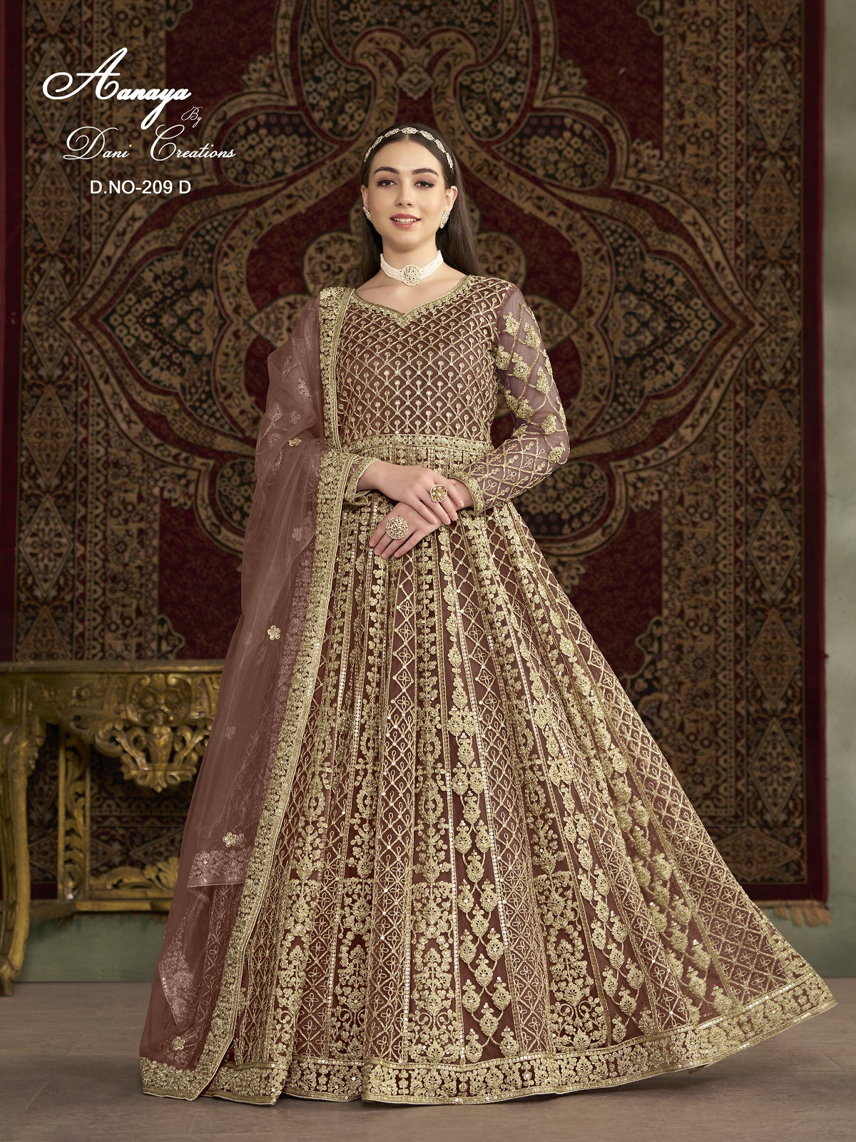 Aanaya Vol 209 Net Fancy Gown Collection