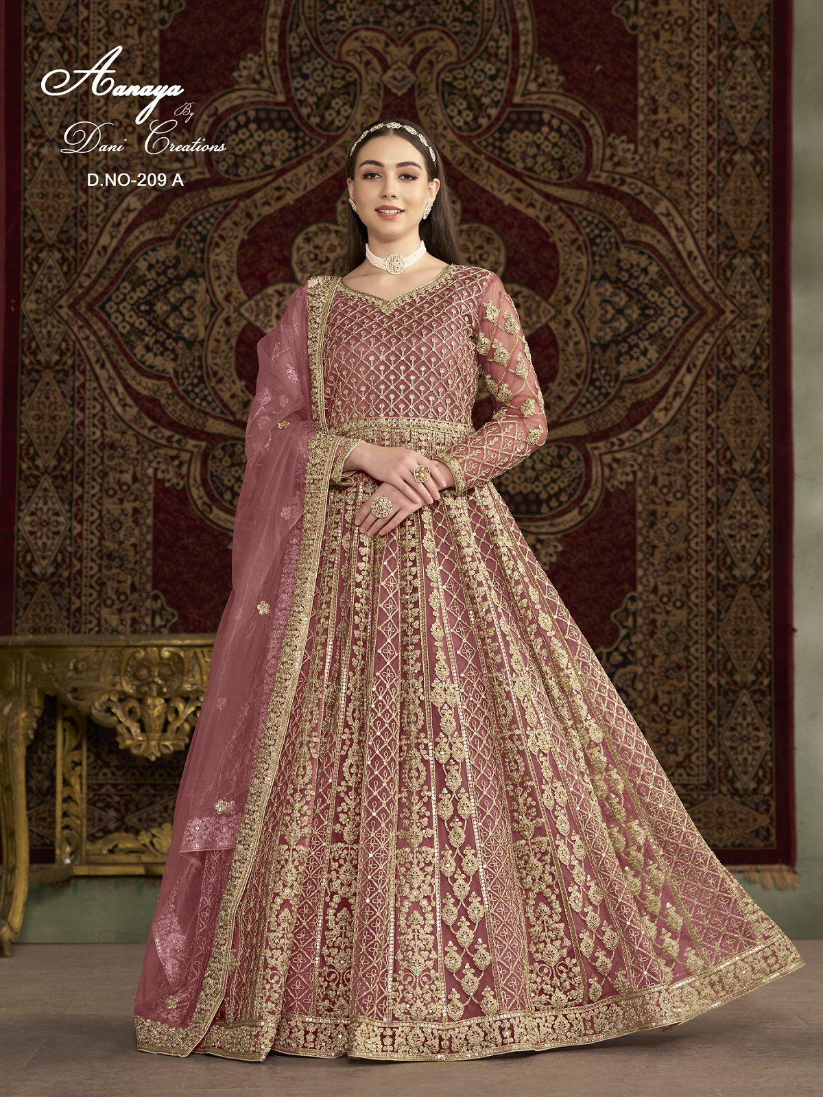 Aanaya Vol 209 Net Fancy Gown Collection