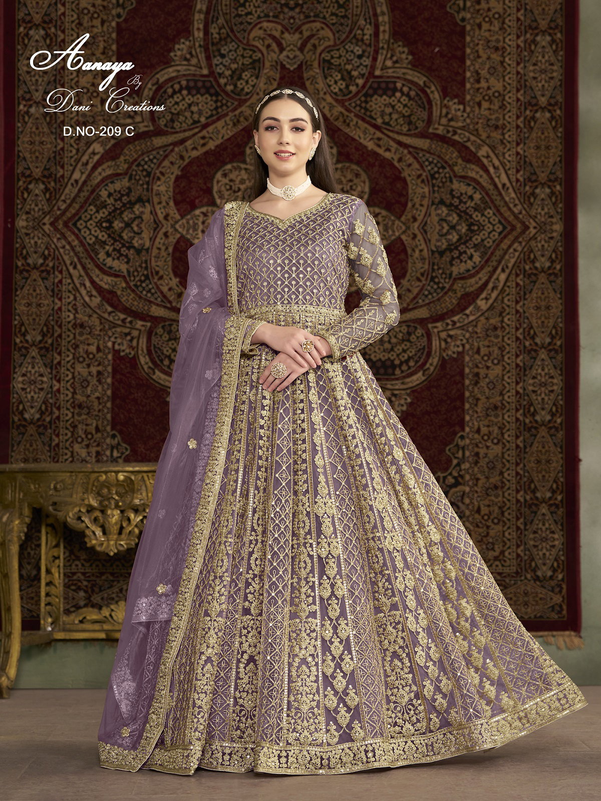 Aanaya Vol 209 Net Fancy Gown Collection