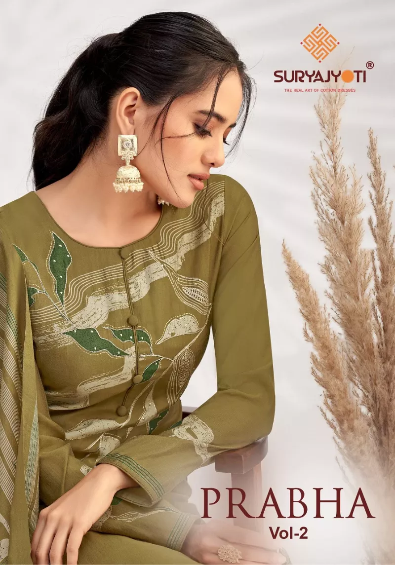 Suryajyoti Prabha Vol 2 Modal Discharge Printed Dress Material