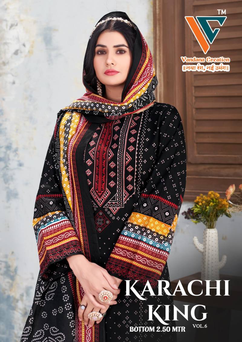 Vandana C Karachi King Vol 6 Dress Material Collection