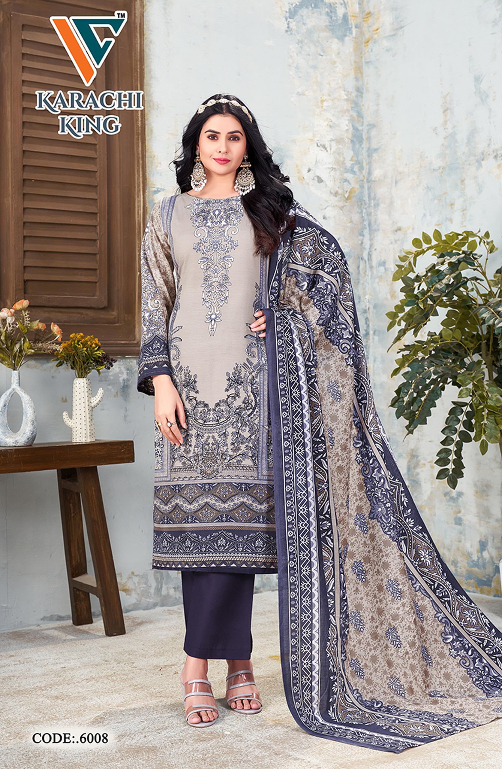 Vandana C Karachi King Vol 6 Dress Material Collection