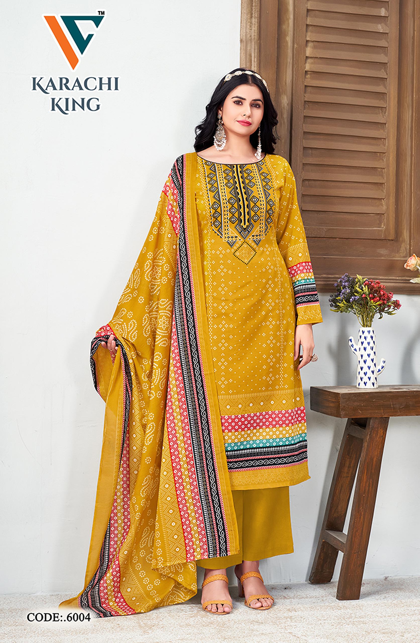 Vandana C Karachi King Vol 6 Dress Material Collection