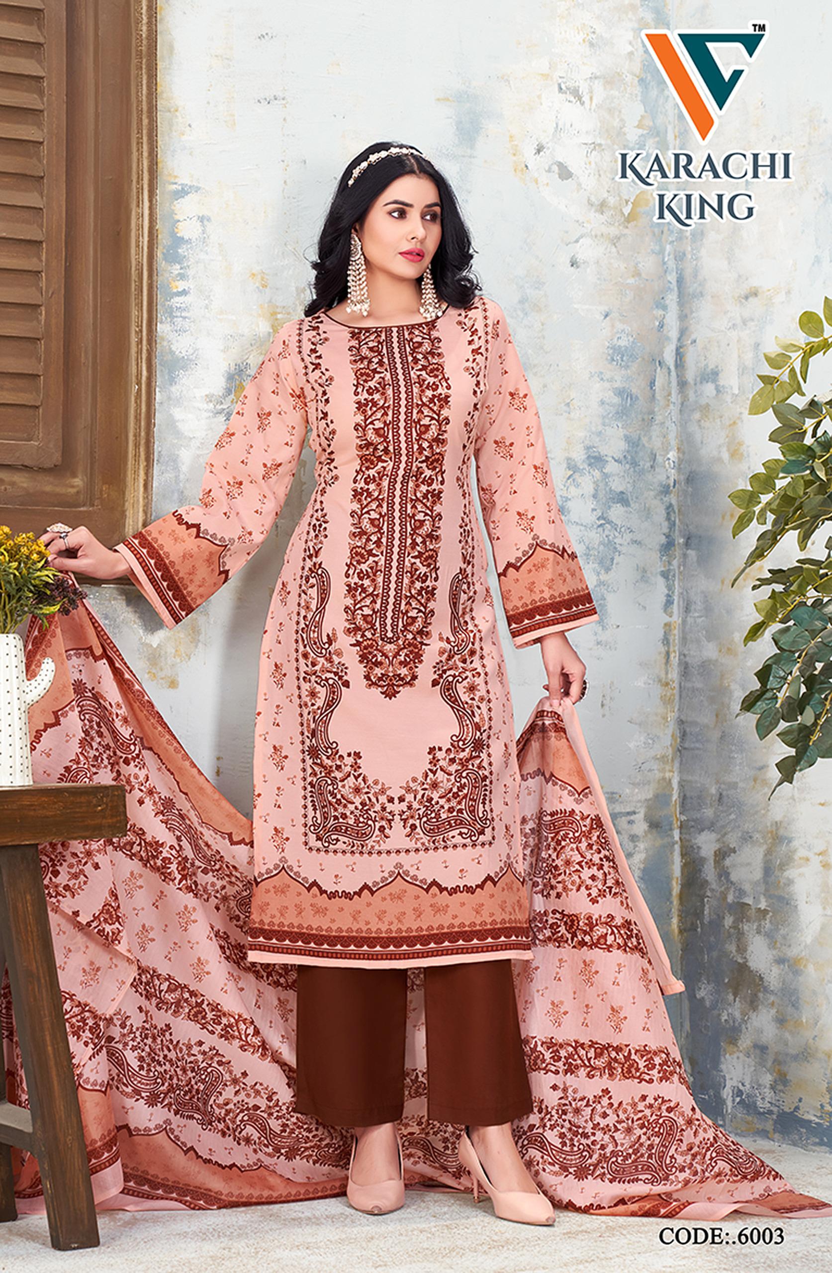 Vandana C Karachi King Vol 6 Dress Material Collection