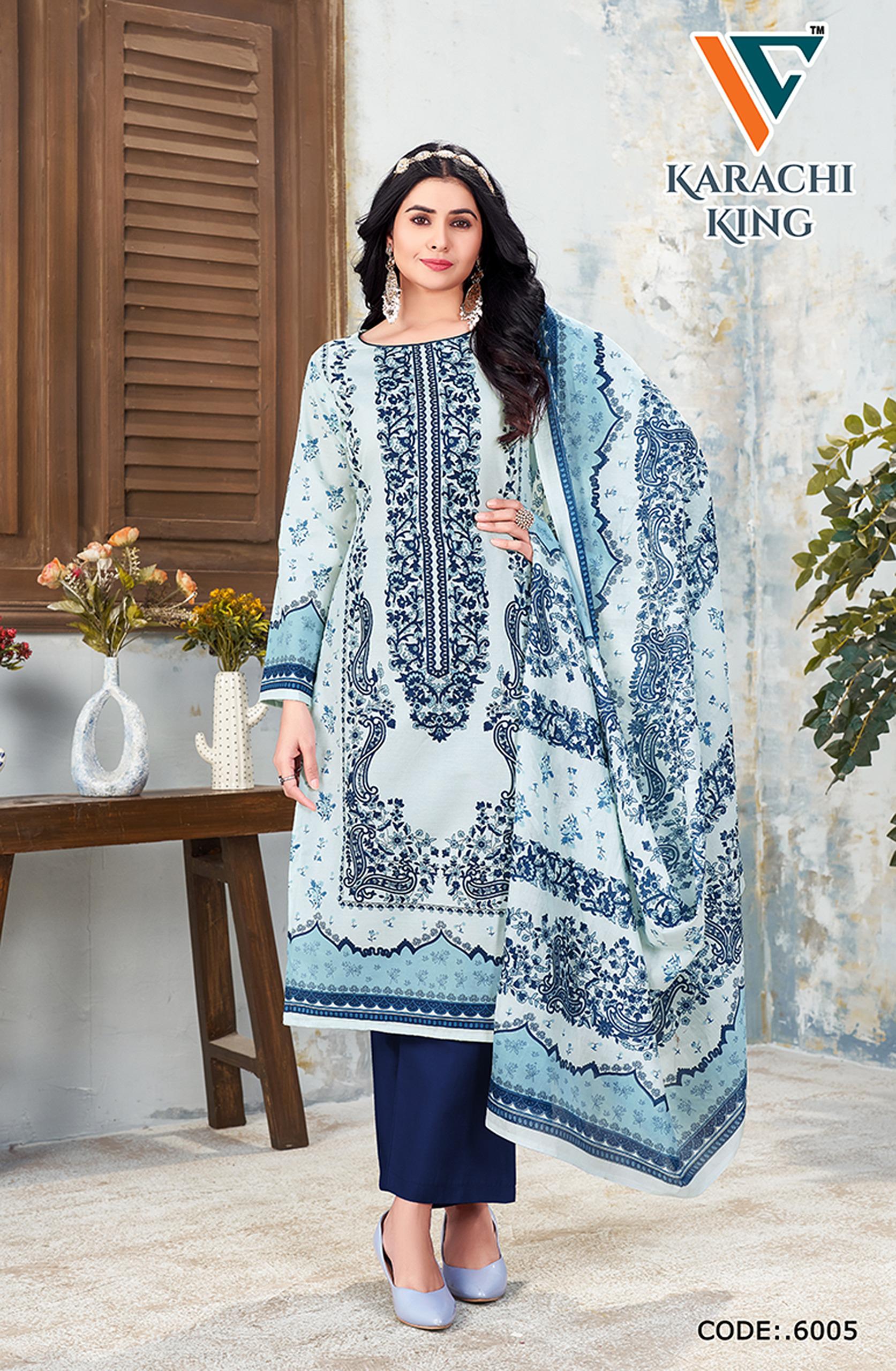 Vandana C Karachi King Vol 6 Dress Material Collection