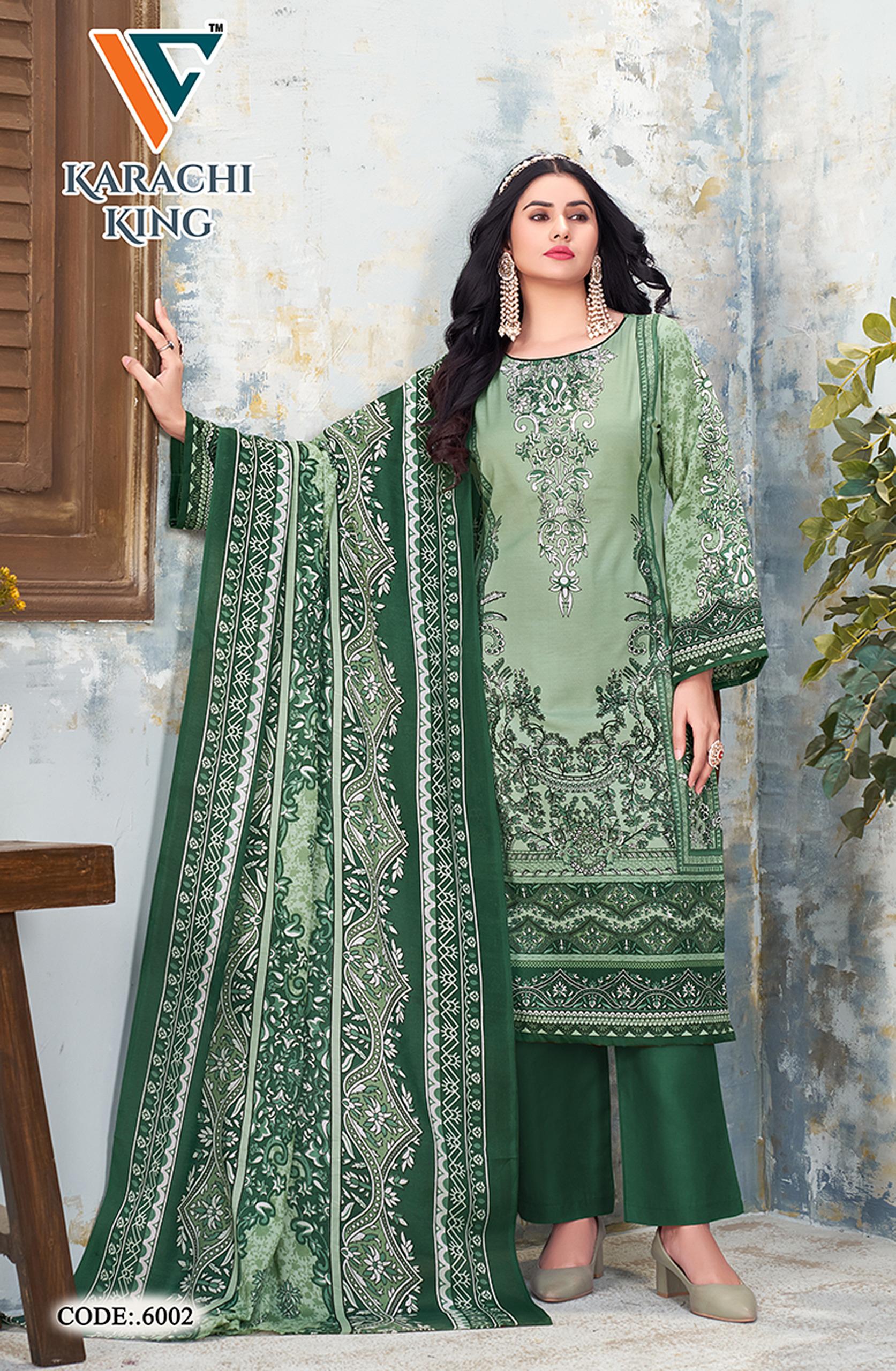 Vandana C Karachi King Vol 6 Dress Material Collection