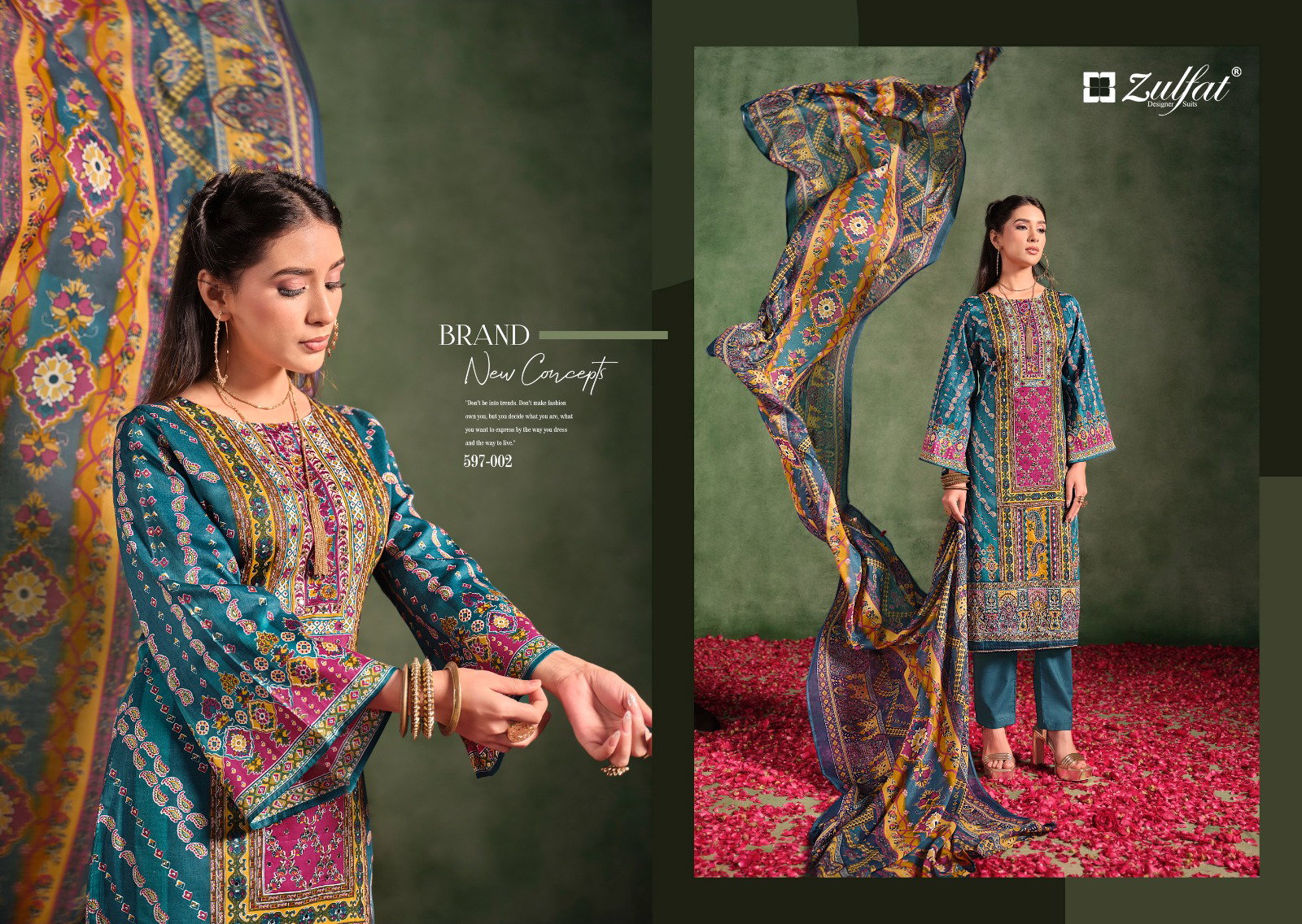 Zulfat Raabta Vol 2 Jam Cotton Dress Material Collection