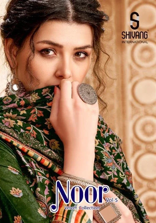 Shivang Noor Vol 5 Velvet Digital Printed Salwar Kameez Collection