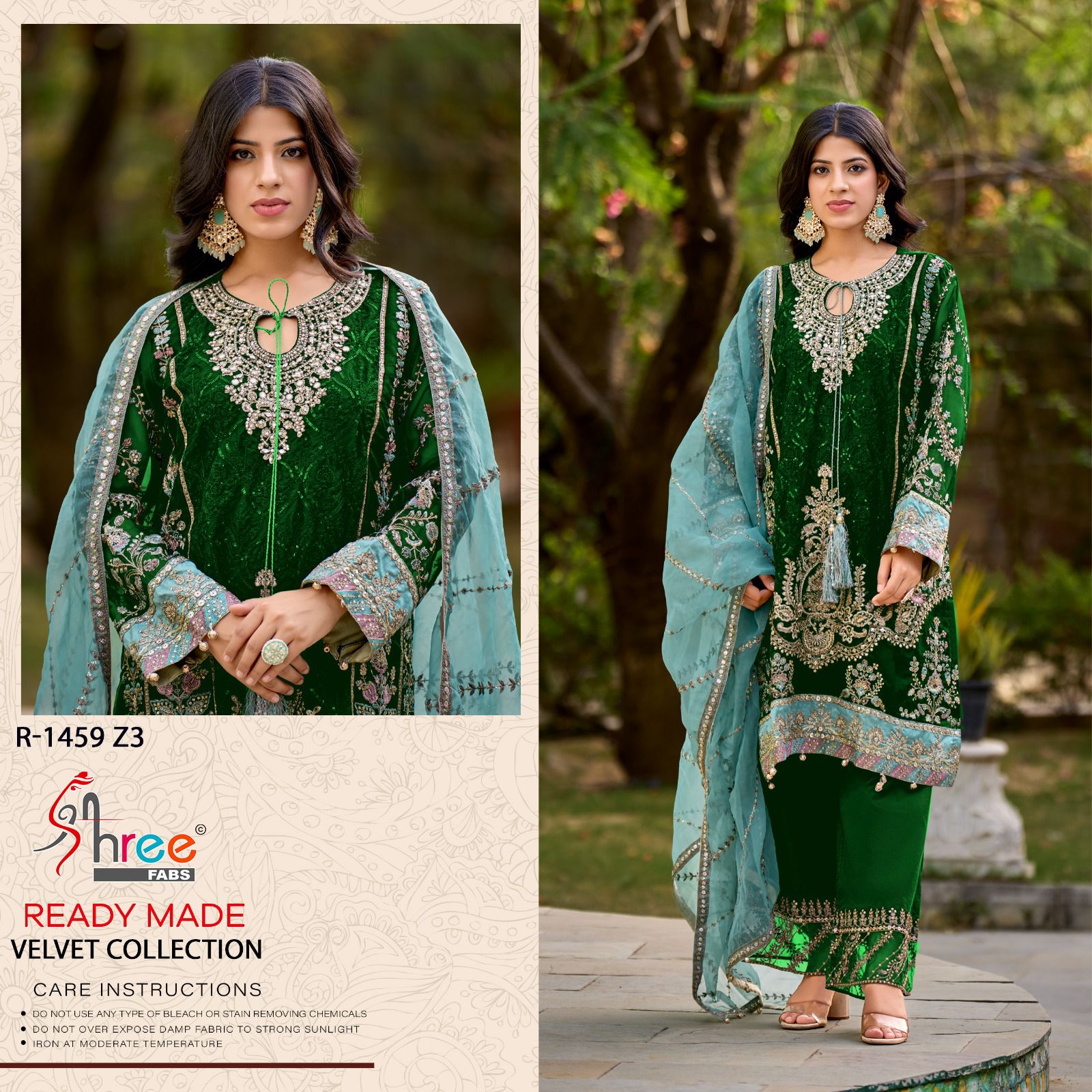 Shree R 1459 Velvet Ready Made Pakistani Salwar Suits